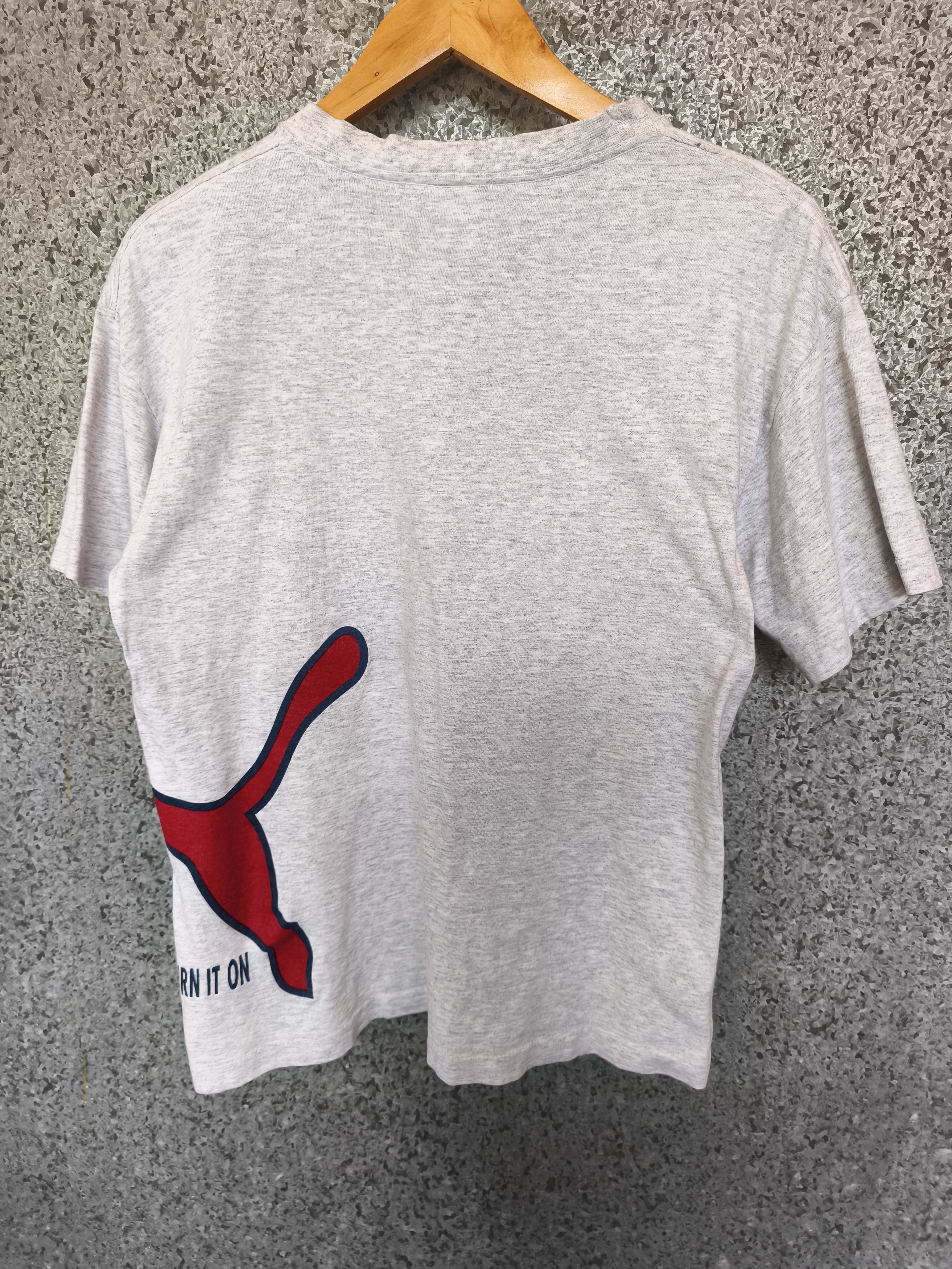 Puma 🔥 Vintage 90s Vintage Puma t shirt big logo single stitch Size US M / EU 48-50 / 2 - 5 Thumbnail