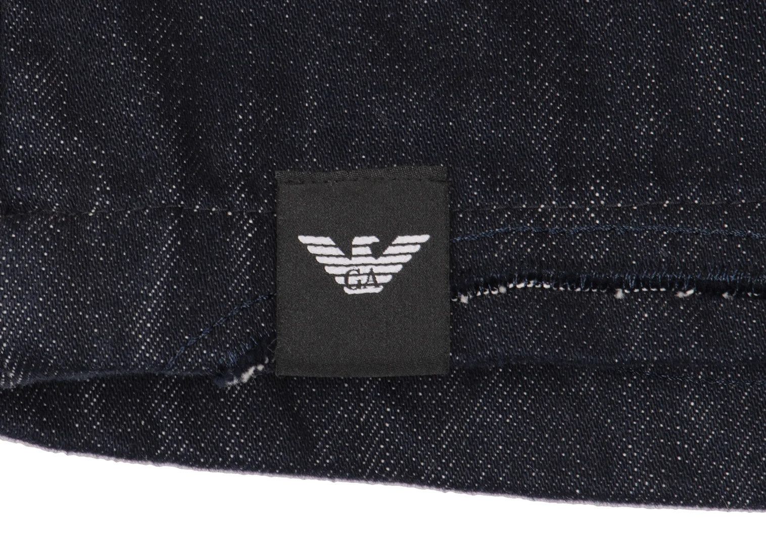 Emporio Armani Patchwork Denim Coverall in Indigo Navy, Size 48 Size US M / EU 48-50 / 2 - 15 Thumbnail