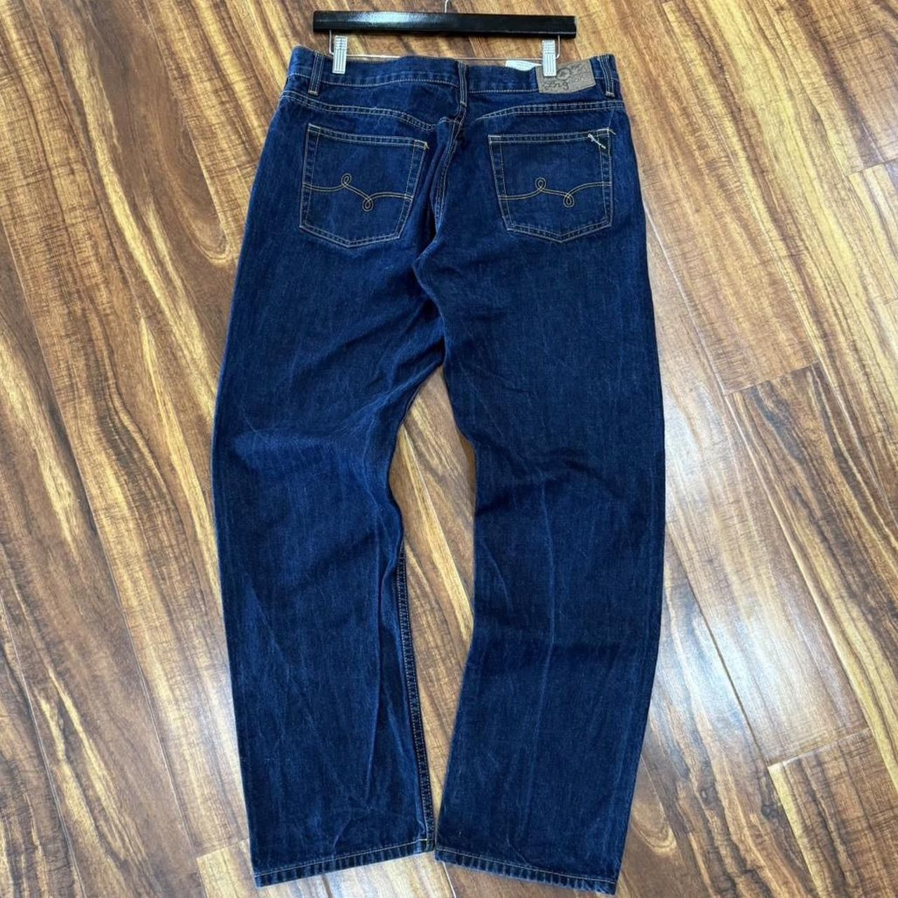 LRG × Vintage Vintage Y2K Baggy Dark Wash LRG Skater Style Jeans Size US 36 / EU 52 - 2 Thumbnail