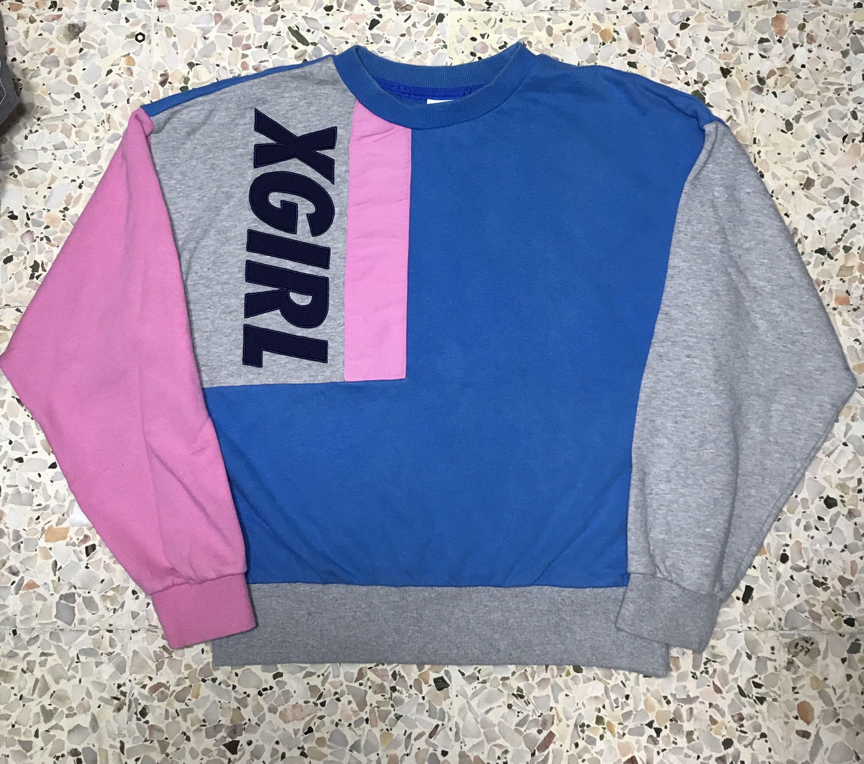 X-Girl [Perfect] X-Girl two tone Sweatshirt Croptop Size M / US 6-8 / IT 42-44 - 1 Thumbnail