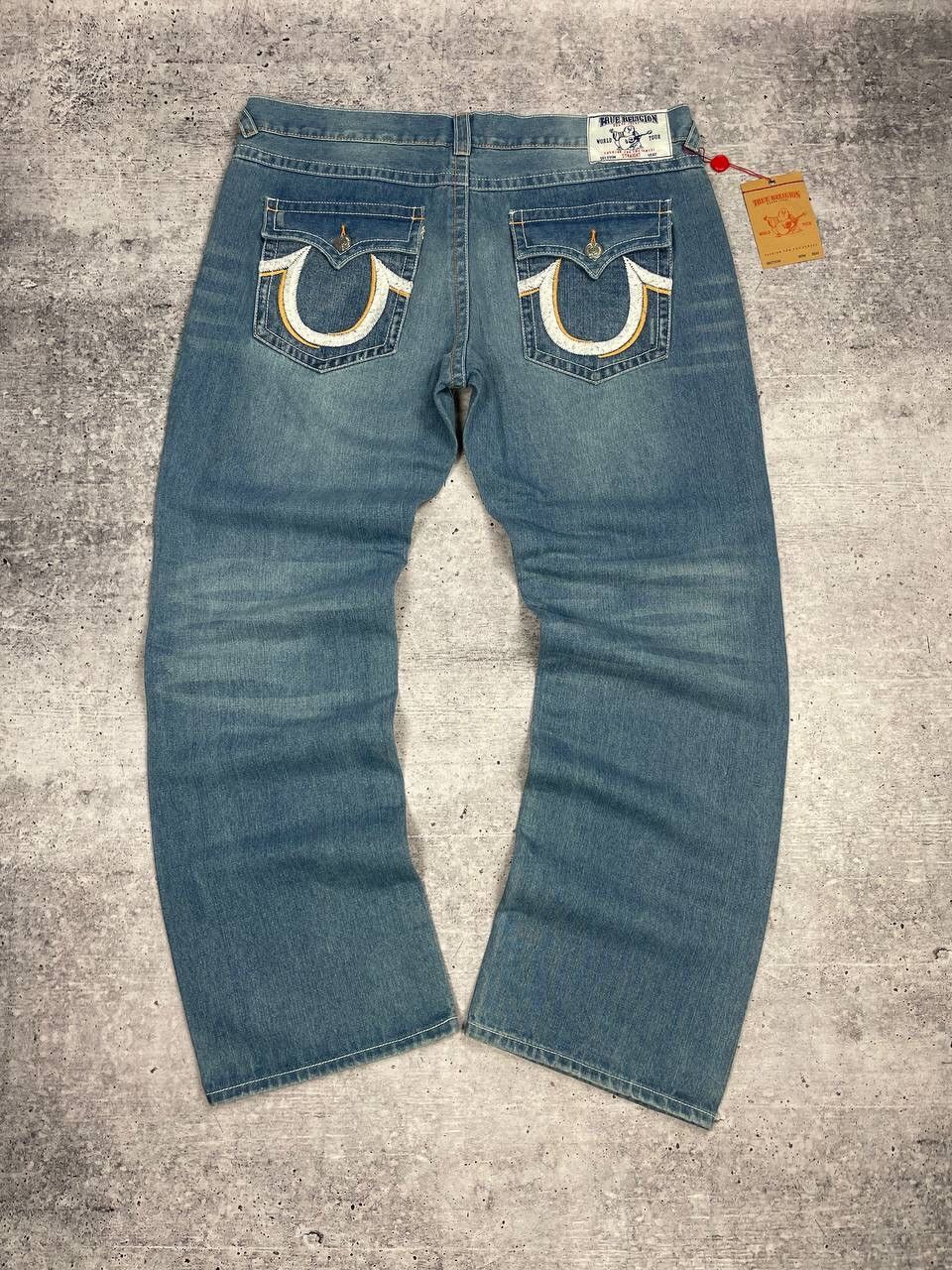 Vintage True Religion World Tour Straight Seat Jeans Pants