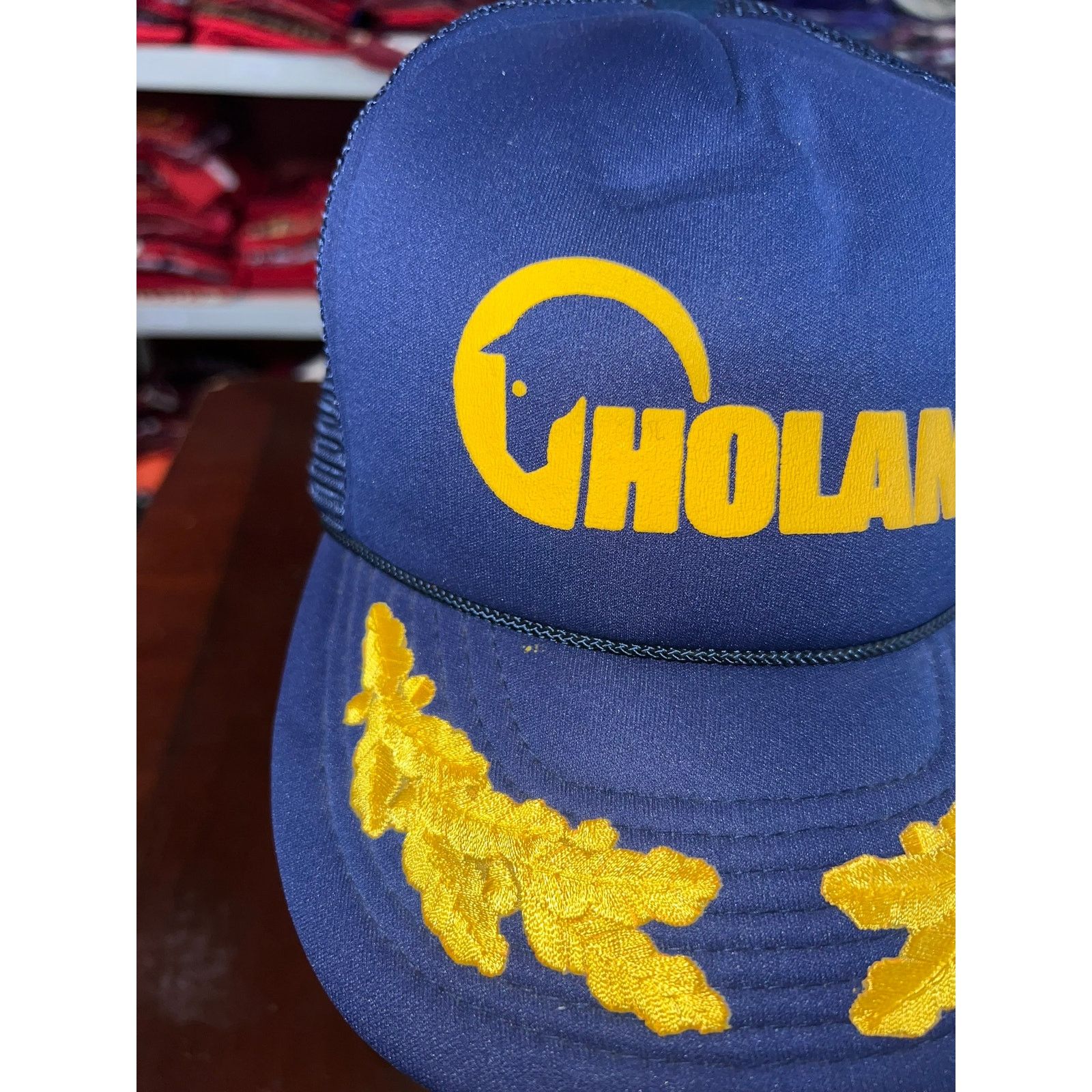 Vintage Vintage Holan Hat Blue Logo Snapback Scrambled Eggs VTG OS Size ONE SIZE - 3 Thumbnail