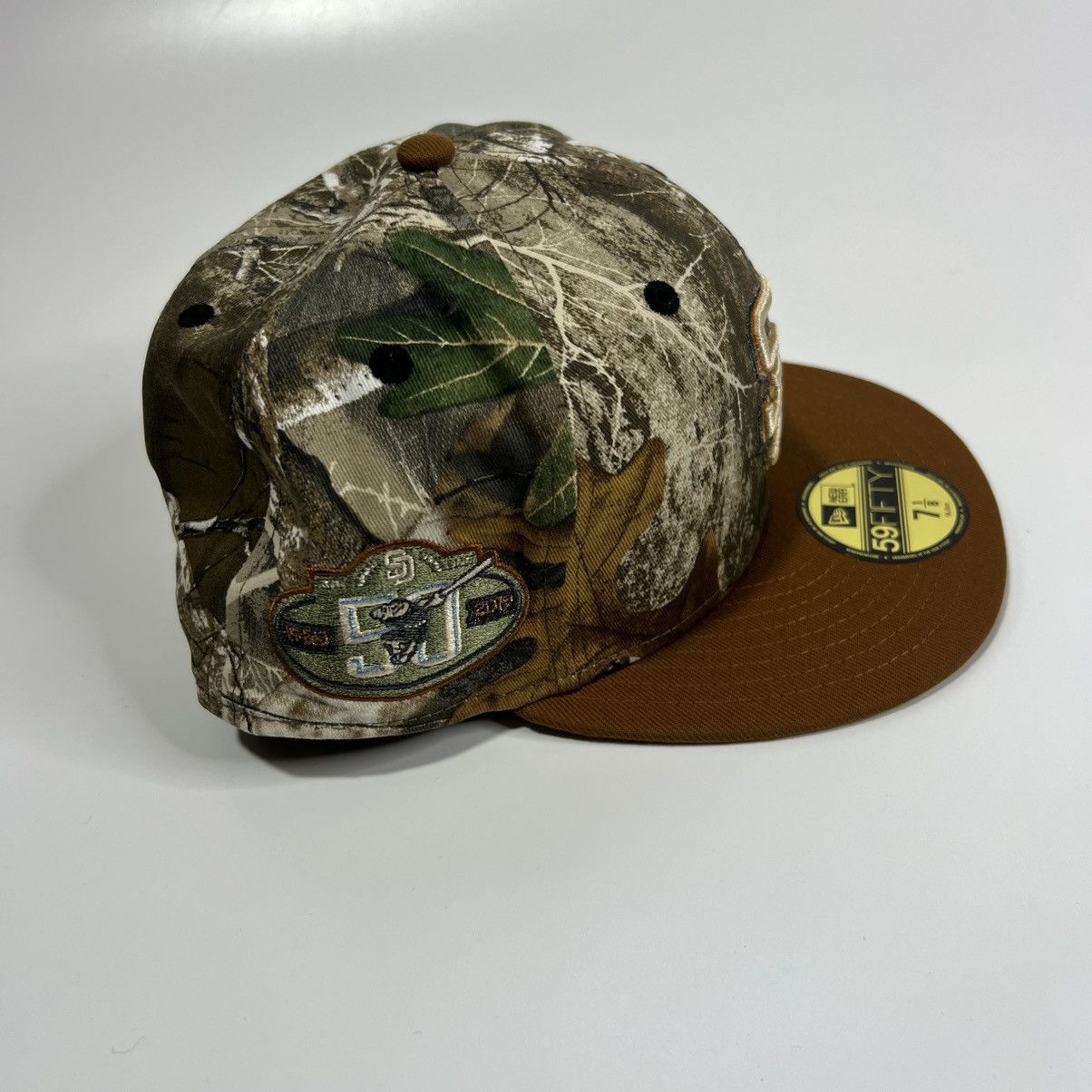 New Era New Era 5950 San Diego Padres Fitted Hat Real Tree 7 1/8 Size ONE SIZE - 5 Thumbnail
