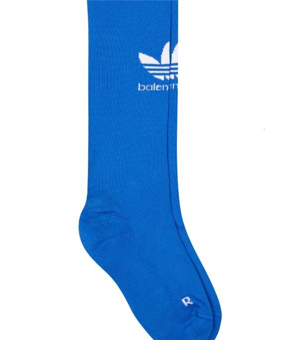 Balenciaga o1mt1gz0724 Size: S / Soccer Socks in Blue Size ONE SIZE - 3 Thumbnail