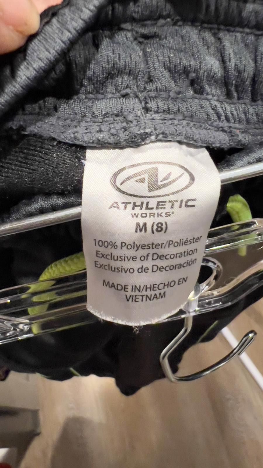 Athletic Works Athletic Works Boys Jogger Pants - Black and Gray Size US 26 / EU 42 - 3 Thumbnail
