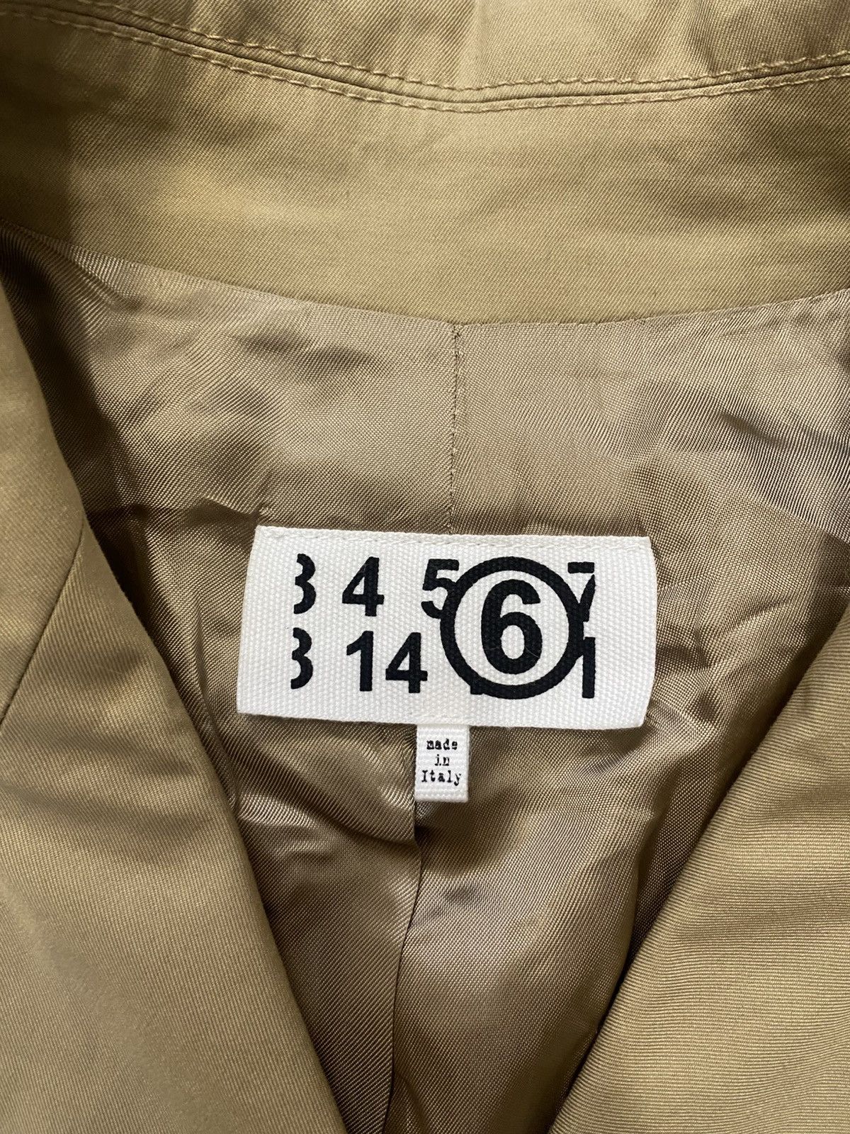 Maison Margiela MM6 Cropped Trench Coat SS21 Womens Italy