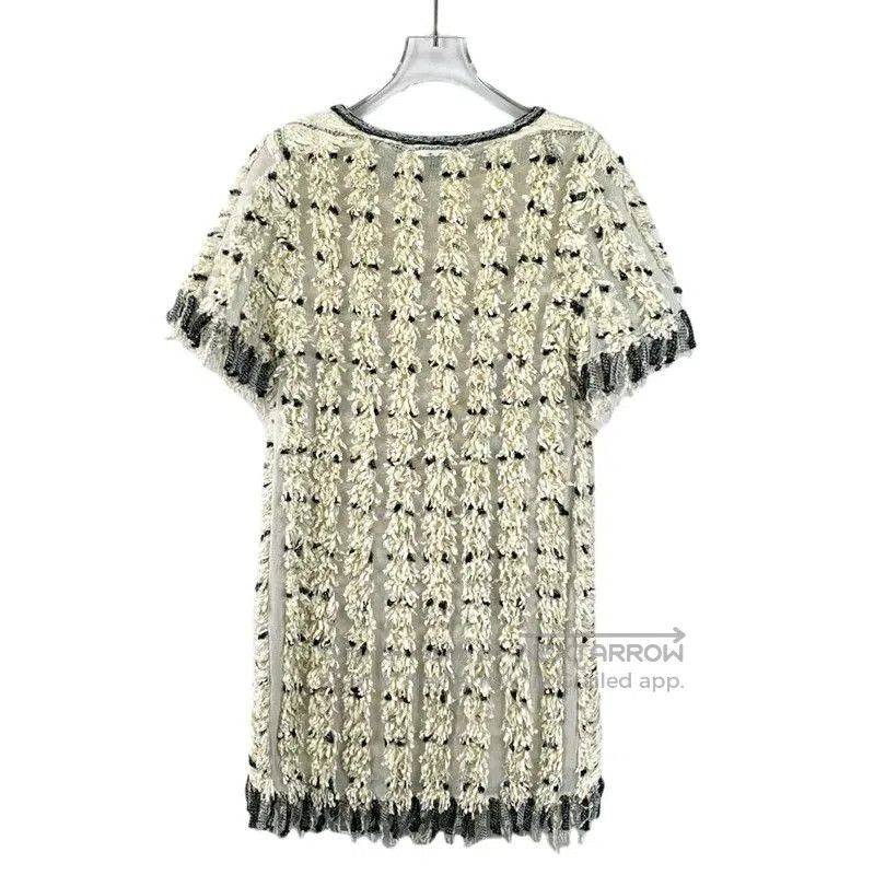 Chanel Chanel Beige Cotton Women's Dress - XS Size . Size XS / US 0-2 / IT 36-38 - 2 Thumbnail