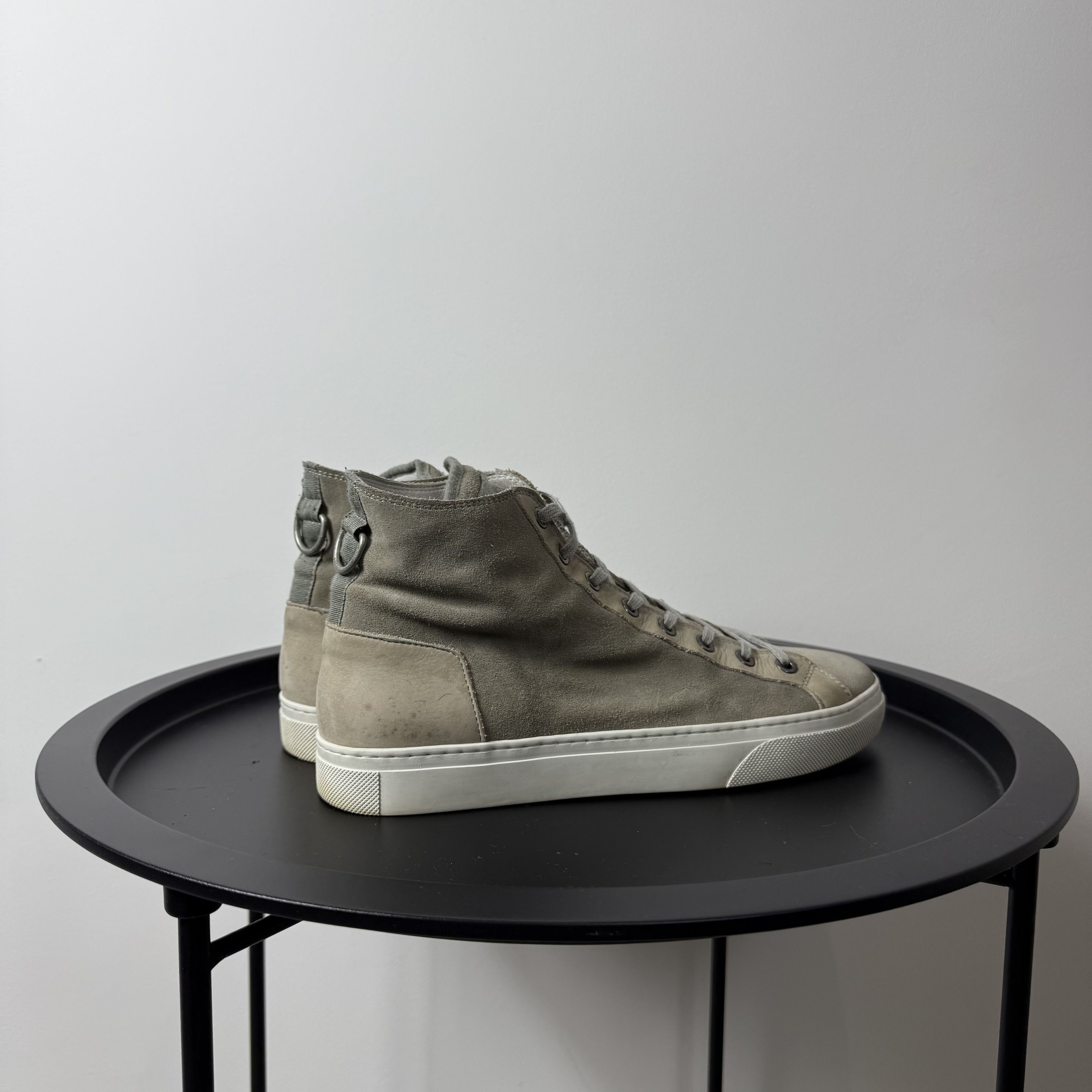Allsaints Allsaints Beige Hi-Top Formal Sneakers Size US 8 / EU 41 - 7 Thumbnail