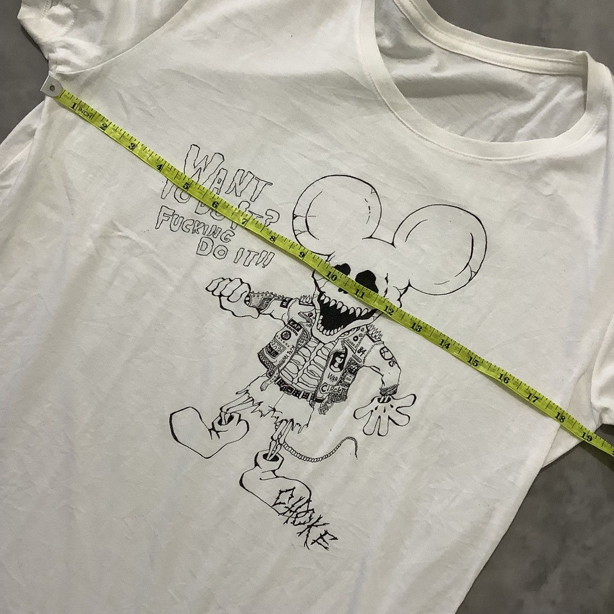 Hysteric Glamour × If Six Was Nine × Seditionaries Y2K Monster Mouse Graphic Tee Size US M / EU 48-50 / 2 - 6 Thumbnail