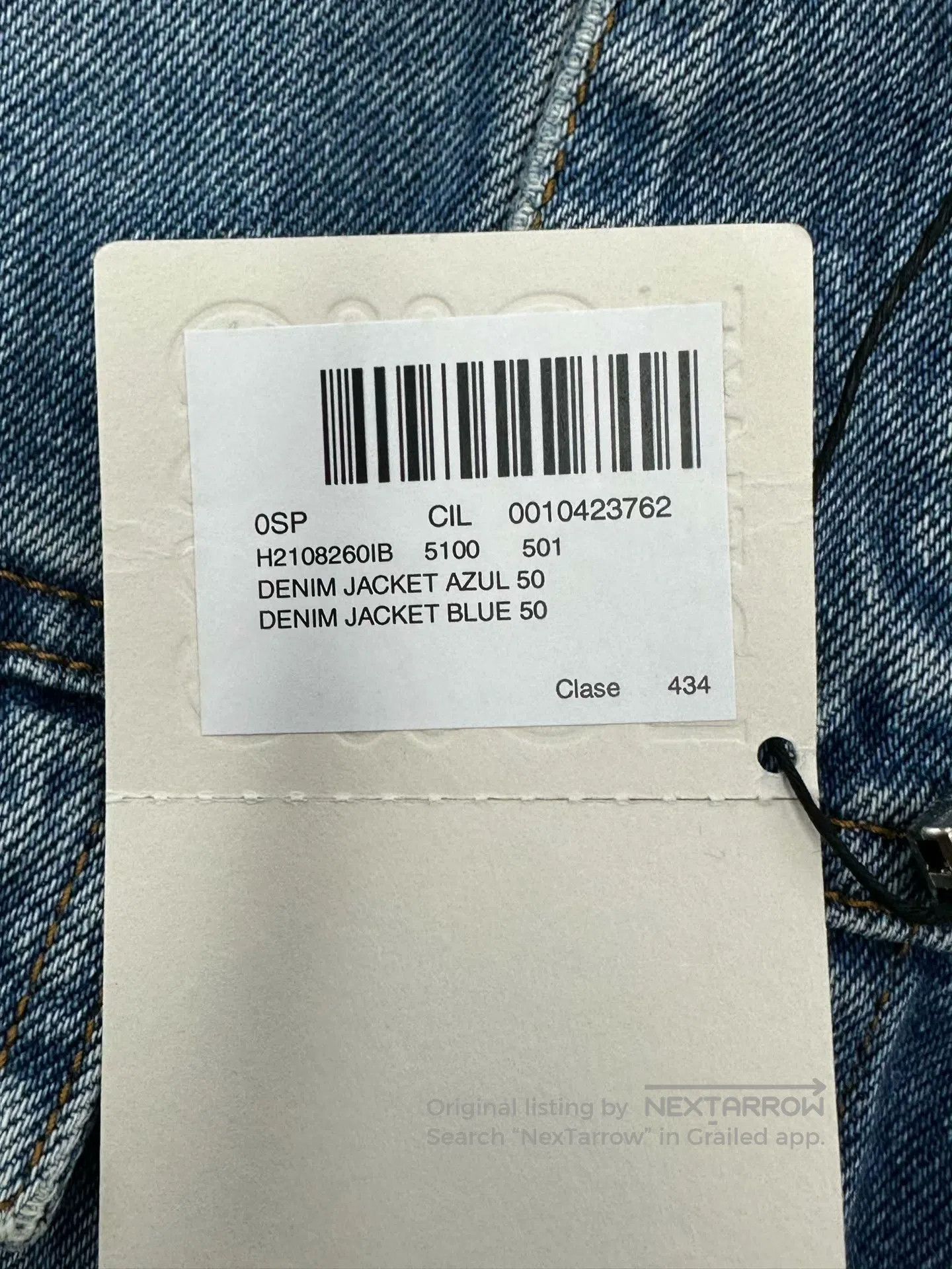 Loewe Loewe Blue Vintage Washed Small Logo Denim Jacket| Size US M / EU 48-50 / 2 - 4 Thumbnail