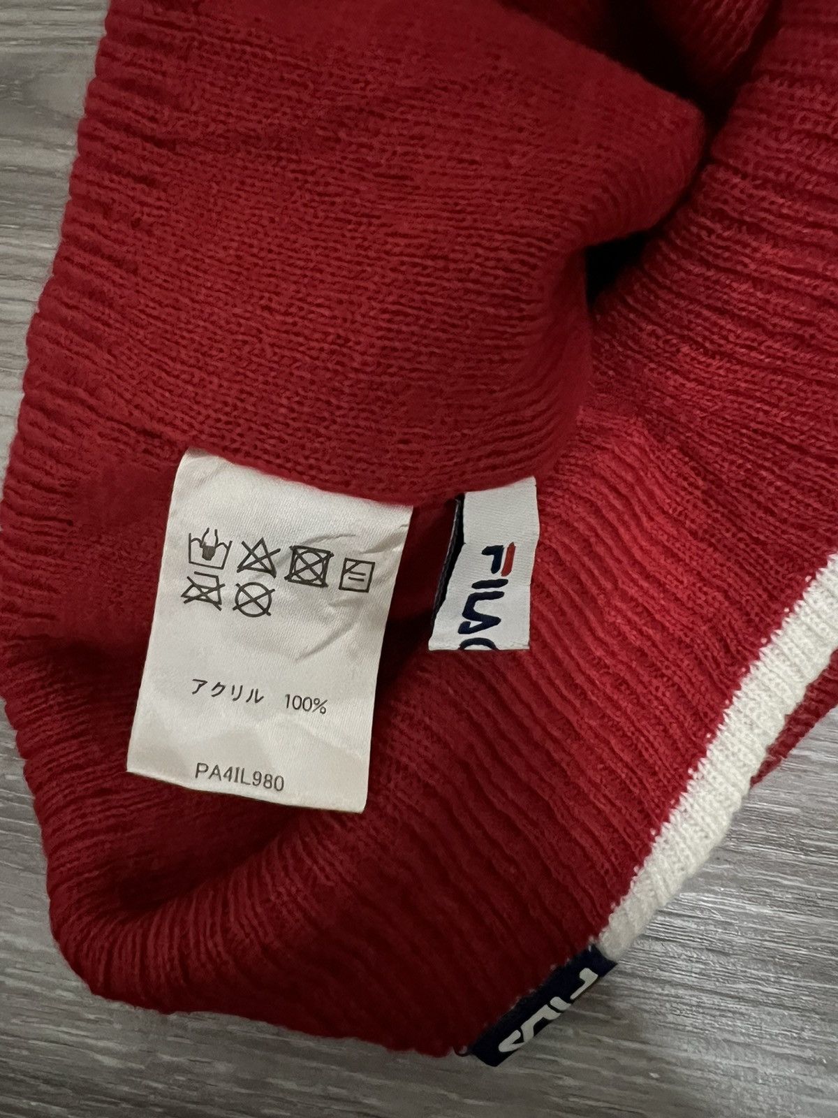 Fila Fila Small Logo Beanie Hat Size ONE SIZE - 6 Thumbnail