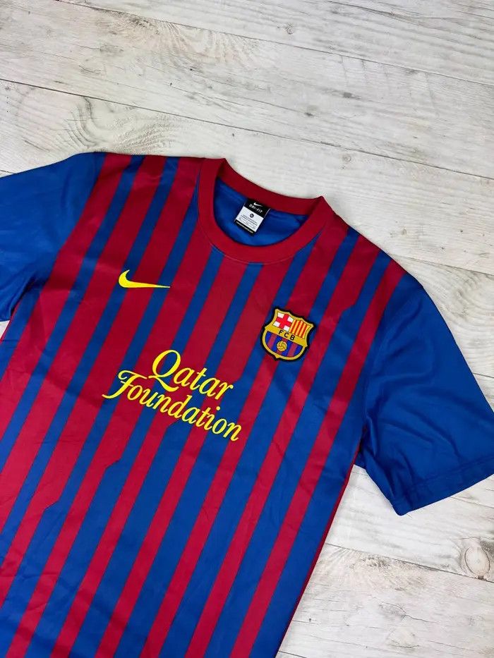 Nike Nike FC Barcelona 2011 2012 Home Shirt Soccer Jersey Size US XL / EU 56 / 4 - 2 Thumbnail