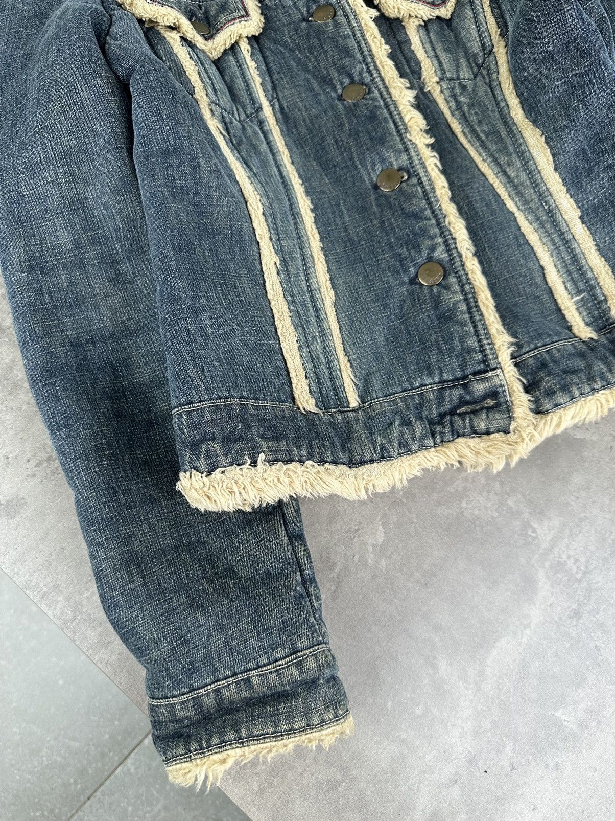 Miss Sixty Miss Sixty Sherpa Denim Jacket Size S / US 4 / IT 40 - 5 Thumbnail