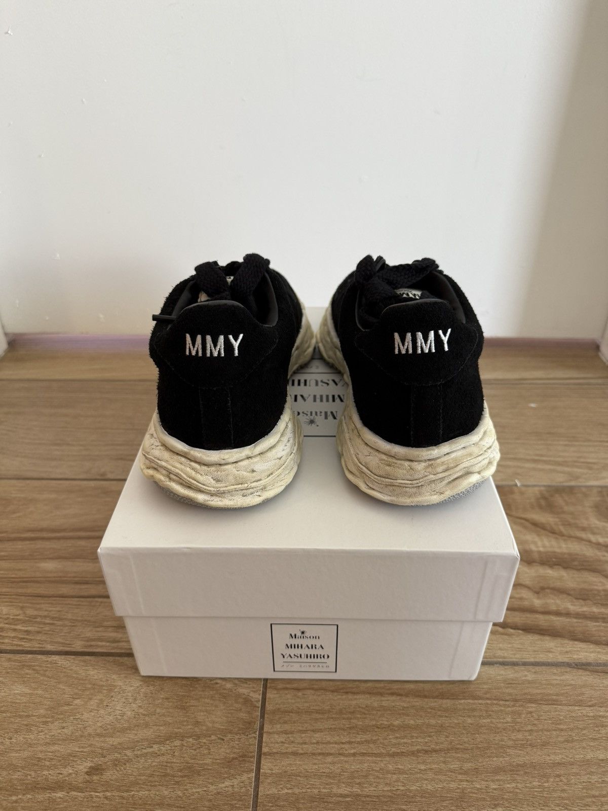 Maison MIHARA YASUHIRO Maison Mihara Yasuhiro Wayne Low OG Sole Suede Black Size US 11 / EU 44 - 3 Thumbnail