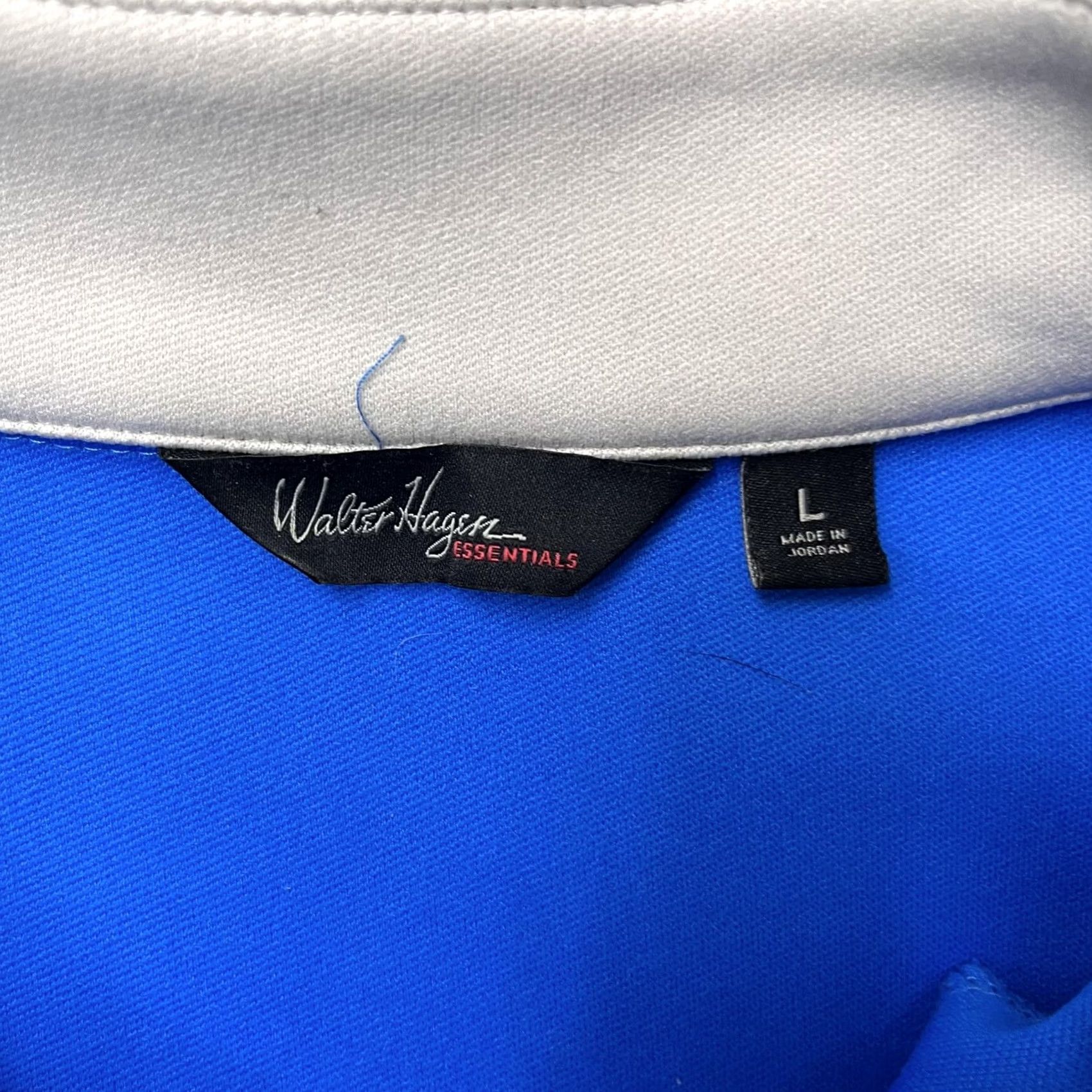 Vintage Walter Hagen Pullover Shirt Mens Large Blue Quarter Zip Golf Long Sleeve Top Size US L / EU 52-54 / 3 - 2 Thumbnail