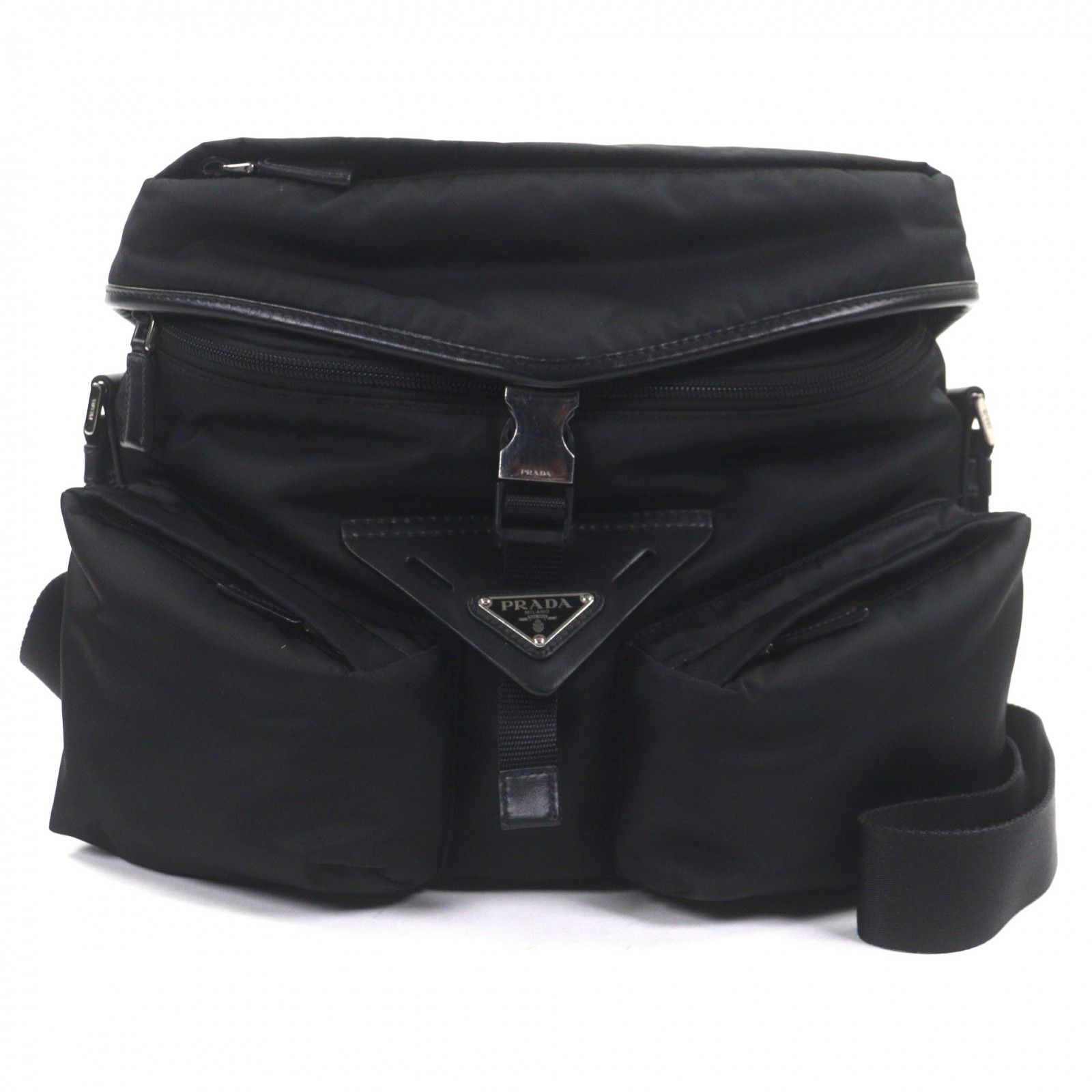 Prada Prada Prada 2VD062 Nylon Shoulder Bag Textile Shoulder Bag 2VD062 DUTY FREE for USA Size ONE SIZE - 1 Thumbnail