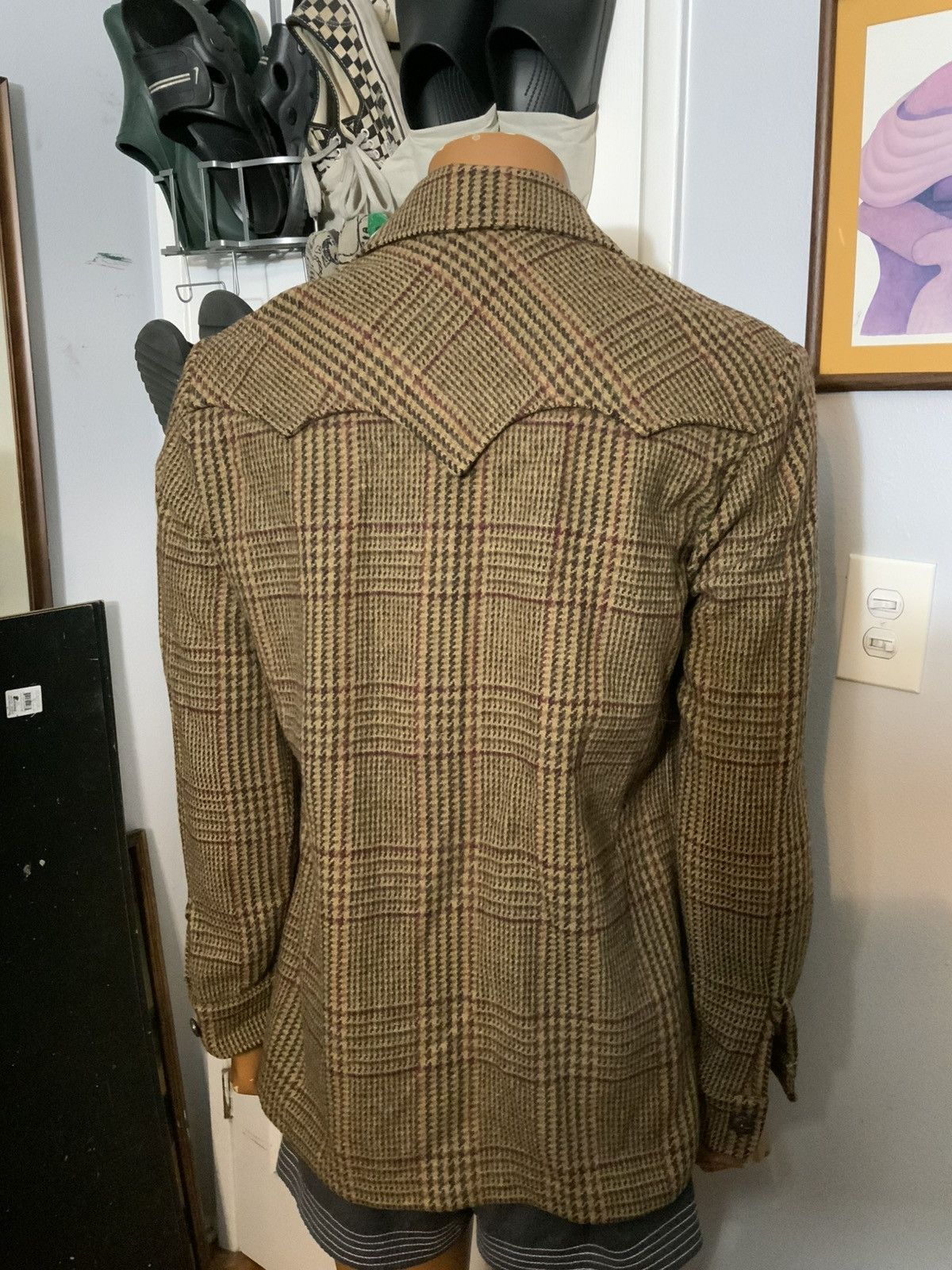 Vintage Vintage Mt. Jefferson Woolens Oregon Houndstooth Wool Jacket Size US S / EU 44-46 / 1 - 12 Thumbnail