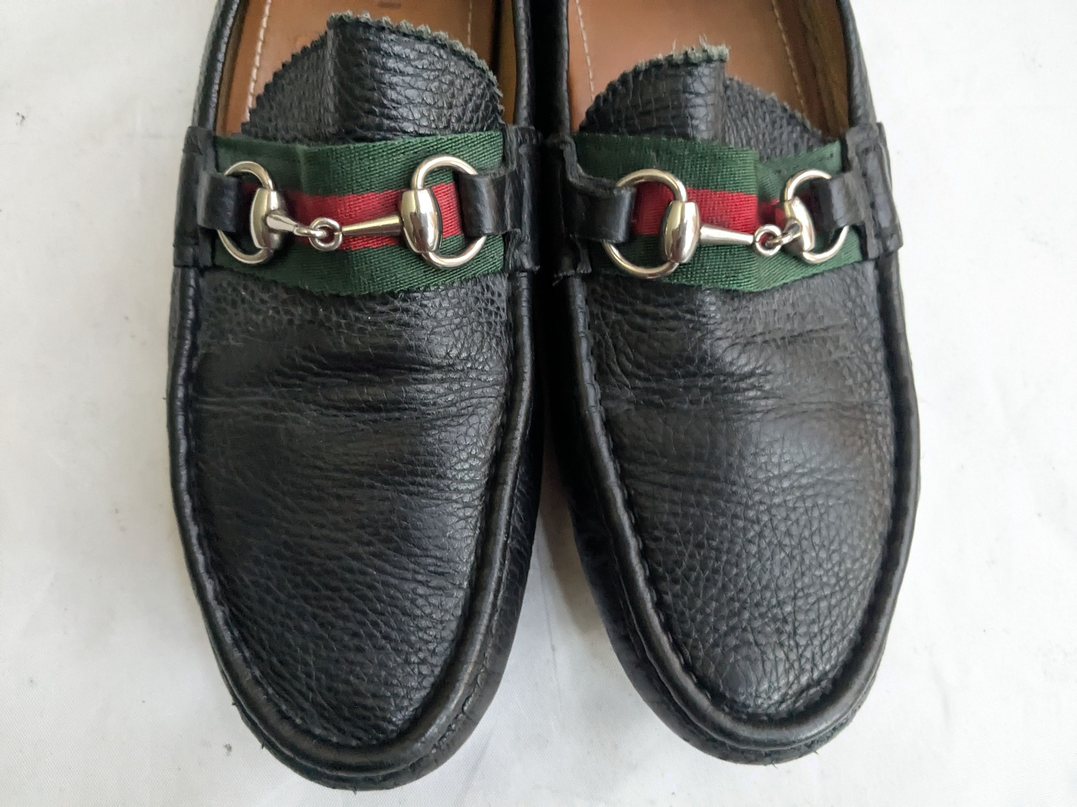 Gucci Gucci Horsebit Driving Loafers Black Leather 9 Slip On Size US 9 / EU 42 - 3 Thumbnail