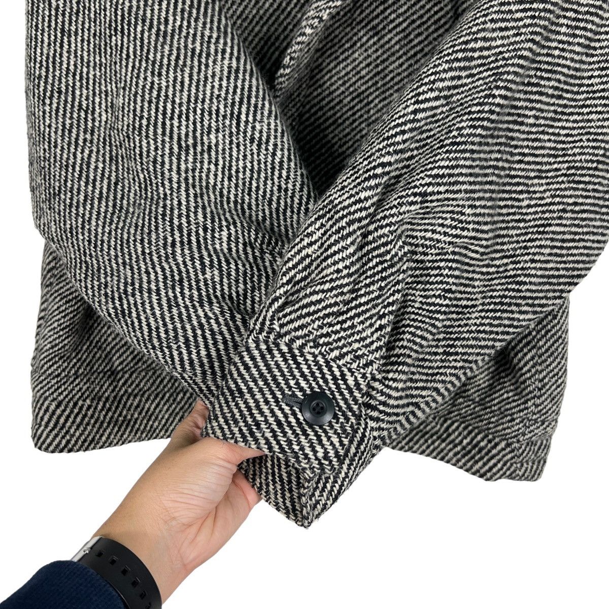 Issey Miyake 🔥 VINTAGE GULK CLUB HARRINGBONE WOOL BOMBER JACKET Size US M / EU 48-50 / 2 - 13 Thumbnail