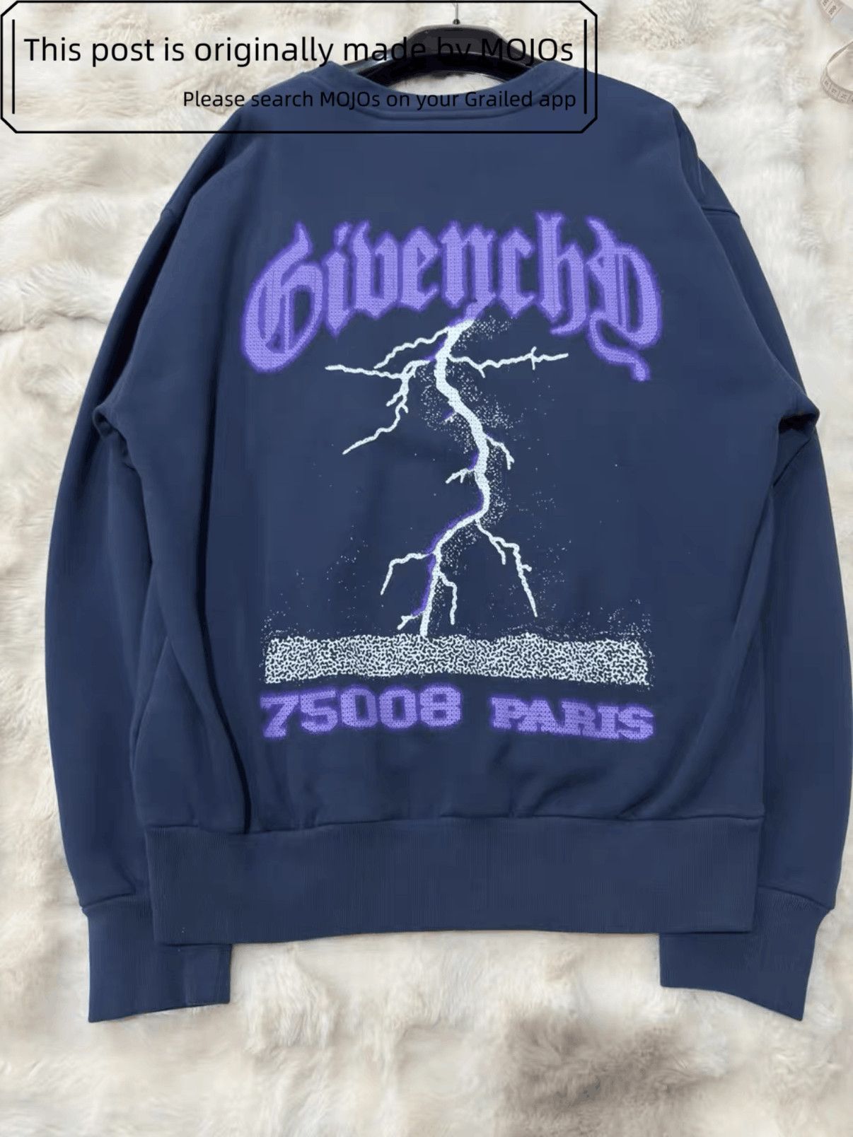 Givenchy Sz M Givenchy Lightling Logo Sweatshirt mojos4416 Size US M / EU 48-50 / 2 - 1 Thumbnail