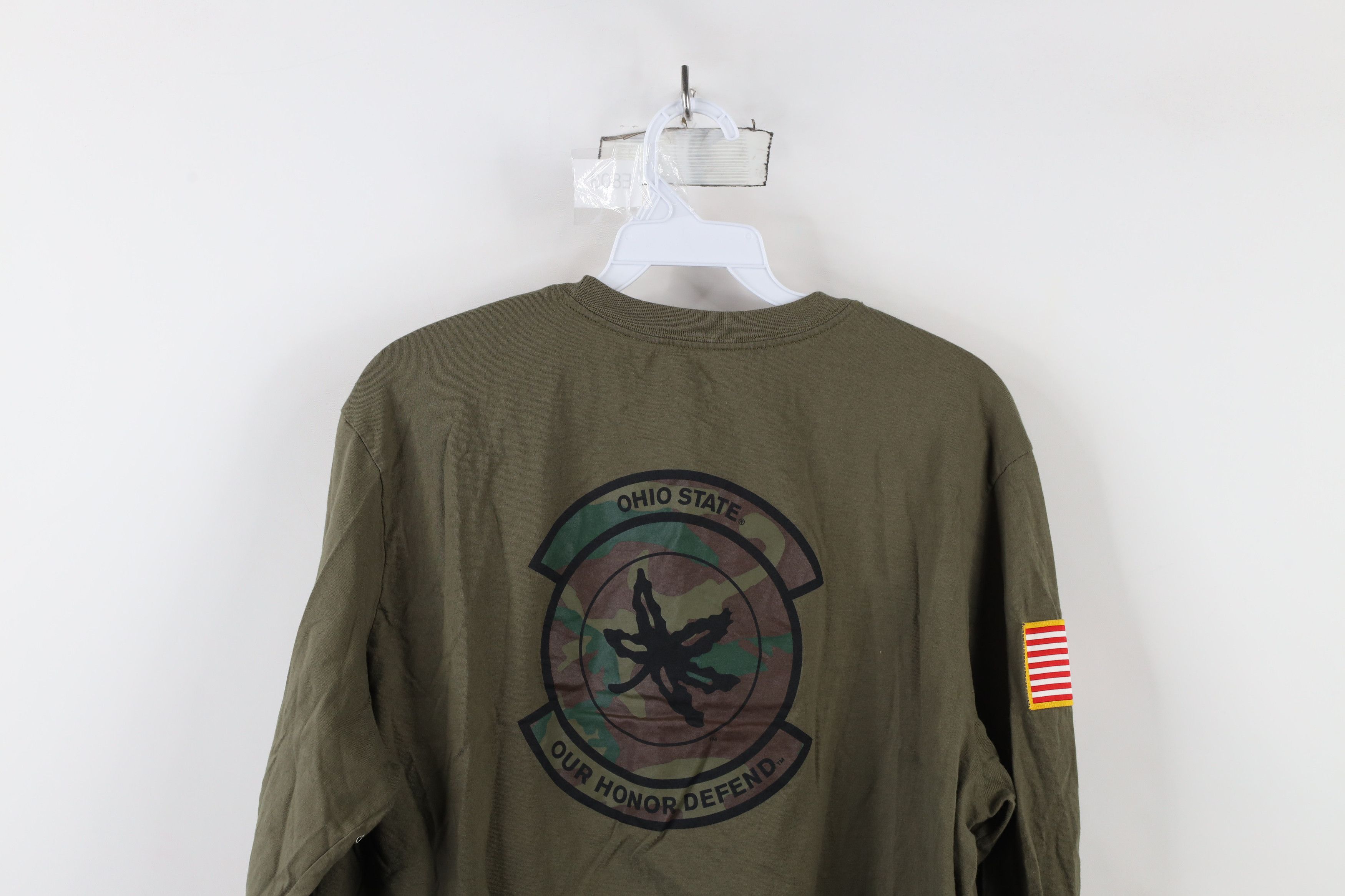 Nike × Vintage Nike To Service Ohio State University Long Sleeve T-Shirt Size US L / EU 52-54 / 3 - 13 Thumbnail