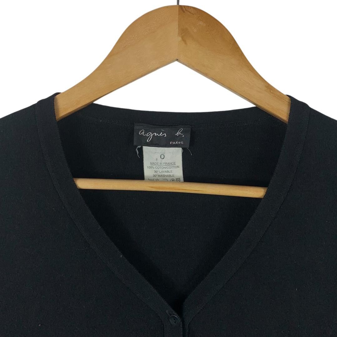Designer × agnes b. AGNES B Paris cardigan black colour Size XXS / US 00 / IT 34 - 6 Thumbnail