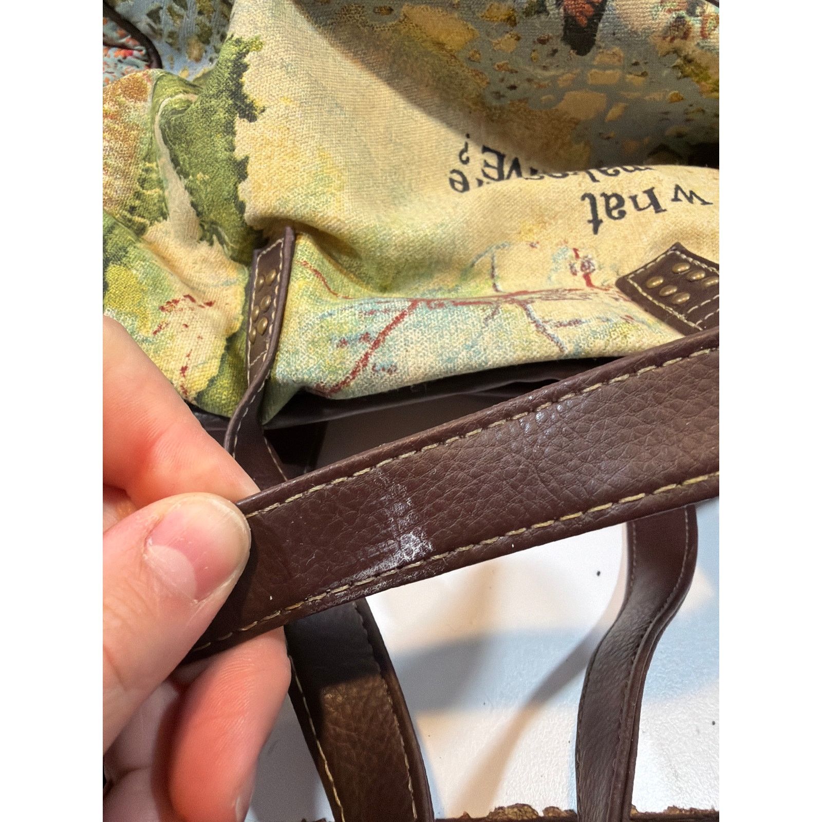 Other Kelly Rae Roberts Brown Purse Tote What Makes You Come Alive Size ONE SIZE - 6 Thumbnail