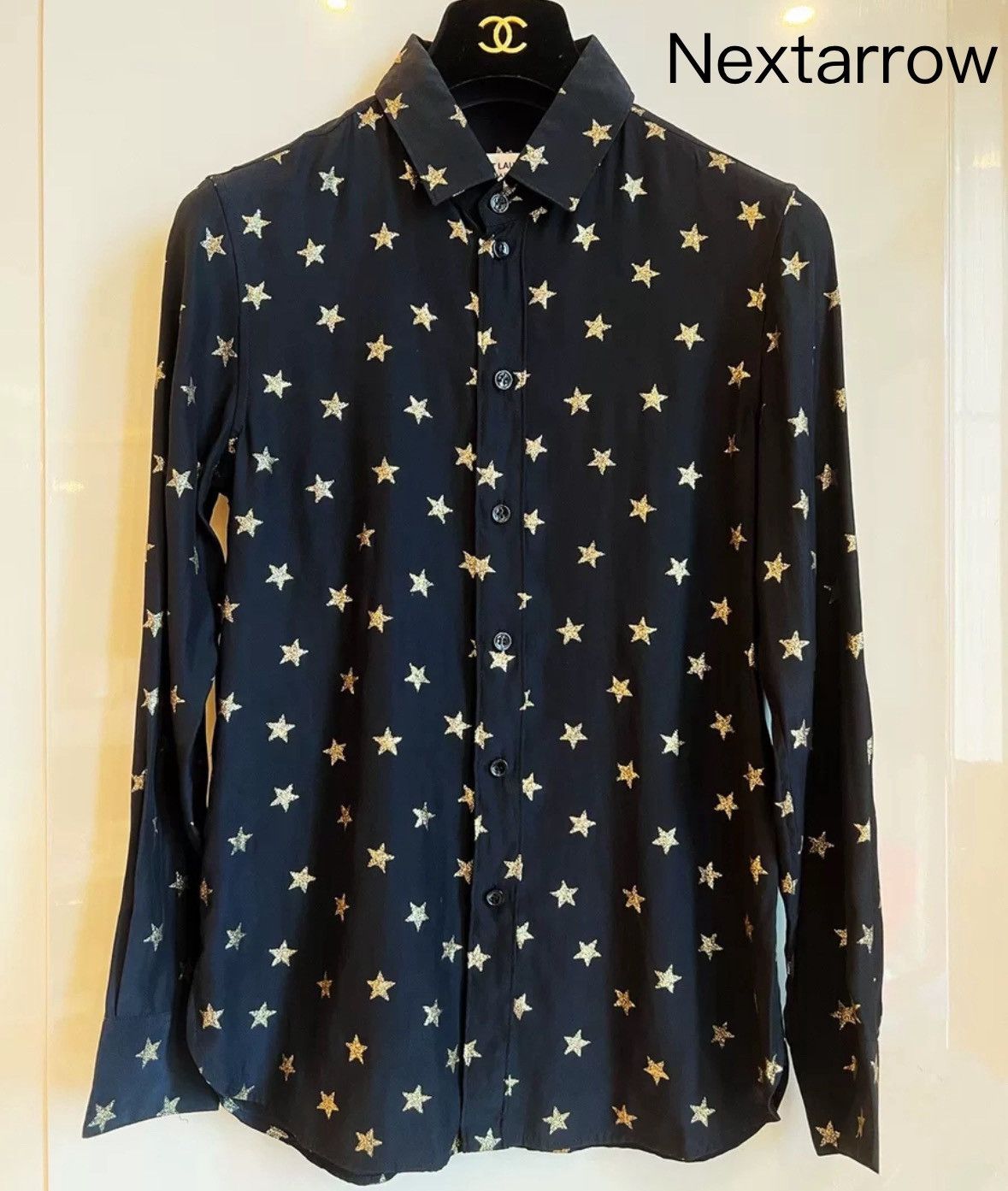 Saint Laurent Paris × Yves Saint Laurent Saint Laurent Star Shirt2412-Nextarrow Size XS / US 0-2 / IT 36-38 - 1 Thumbnail