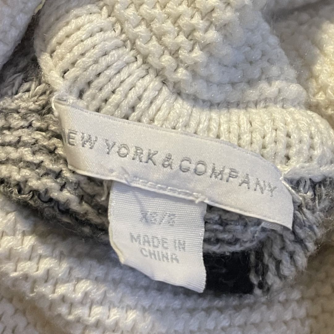 Other New York & Company Turtleneck Tie Front Poncho Bohemian Chic Size L / US 10 / IT 46 - 3 Thumbnail