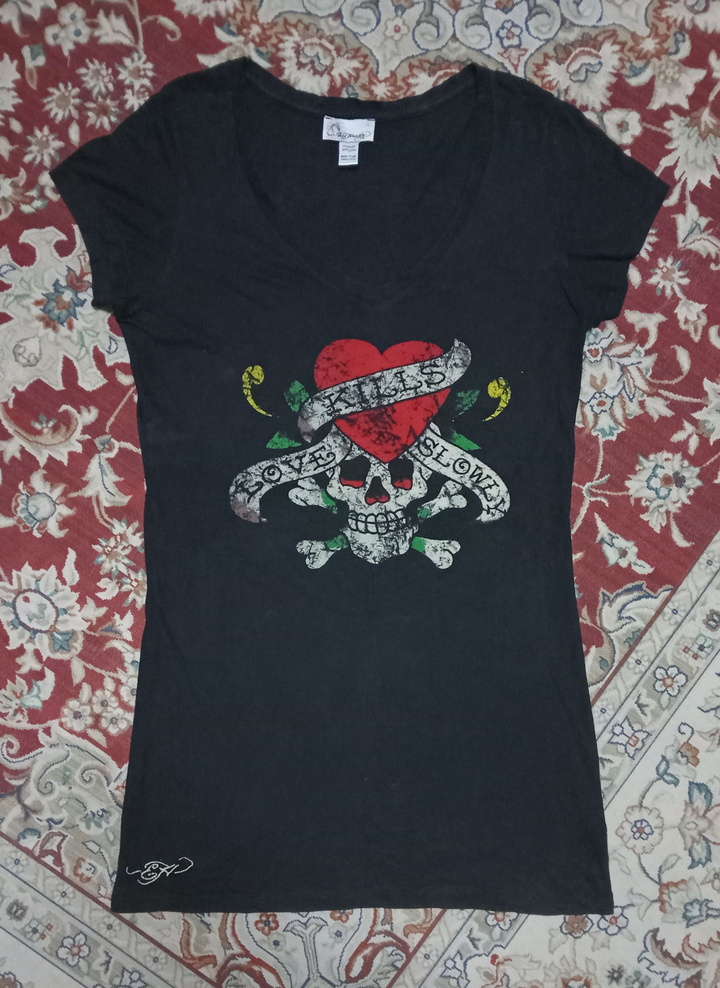 Ed Hardy Ed Hardy Long T Shirt Size L / US 10 / IT 46 - 1 Thumbnail