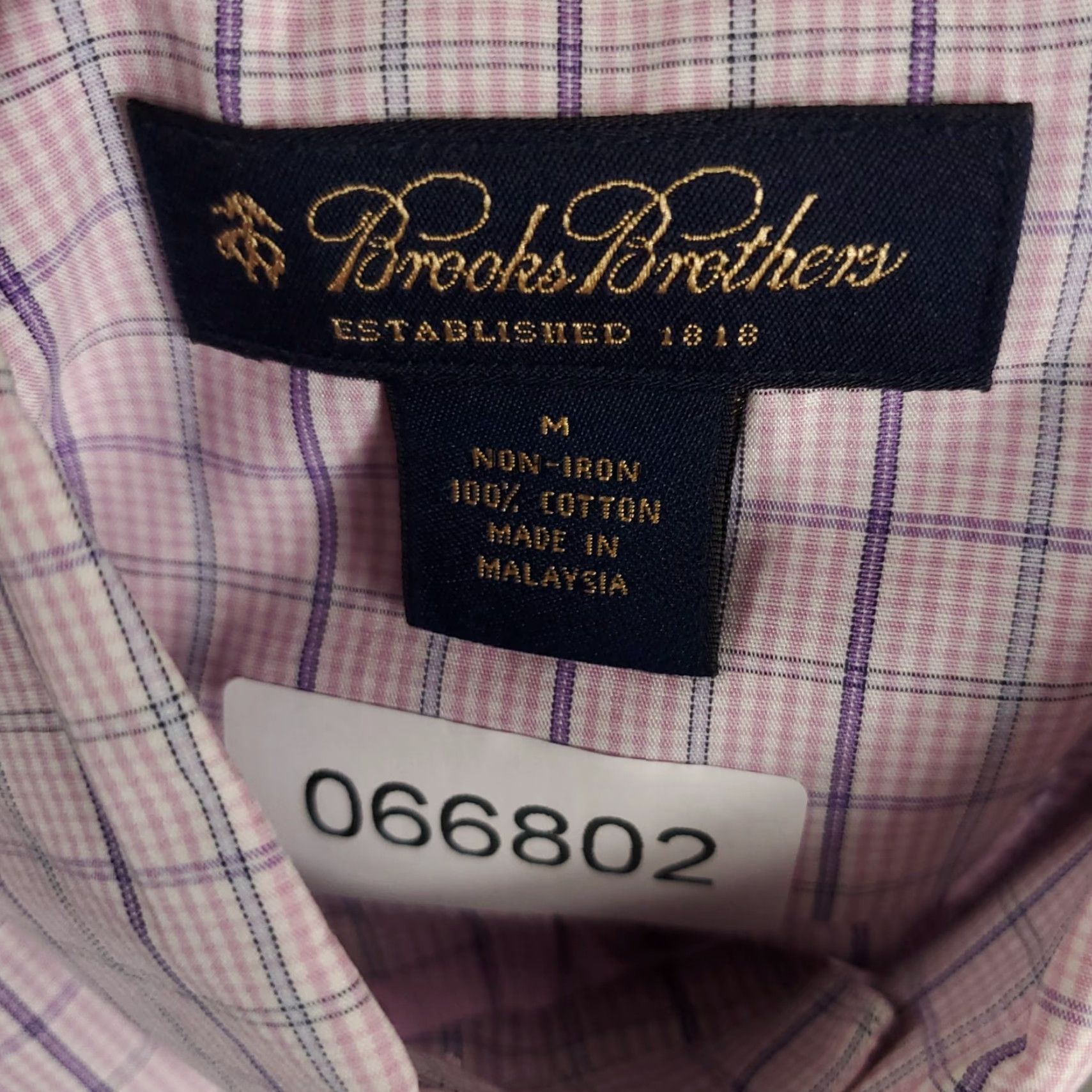 Brooks Brothers Brooks Brothers Shirt Mens Medium Pink Plaid Button-Up Long Sleeve Casual Formal Workwear Size US M / EU 48-50 / 2 - 7 Thumbnail