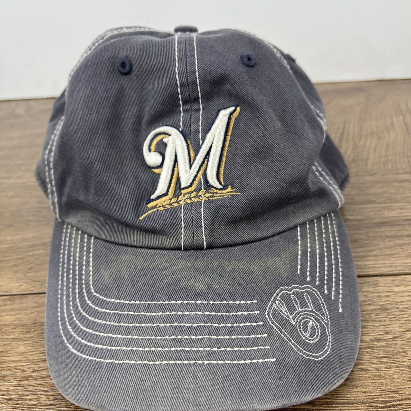 Other Milwaukee Brewers Hat Twins Enterprise Hat Gray Adjustable A Size ONE SIZE - 7 Thumbnail
