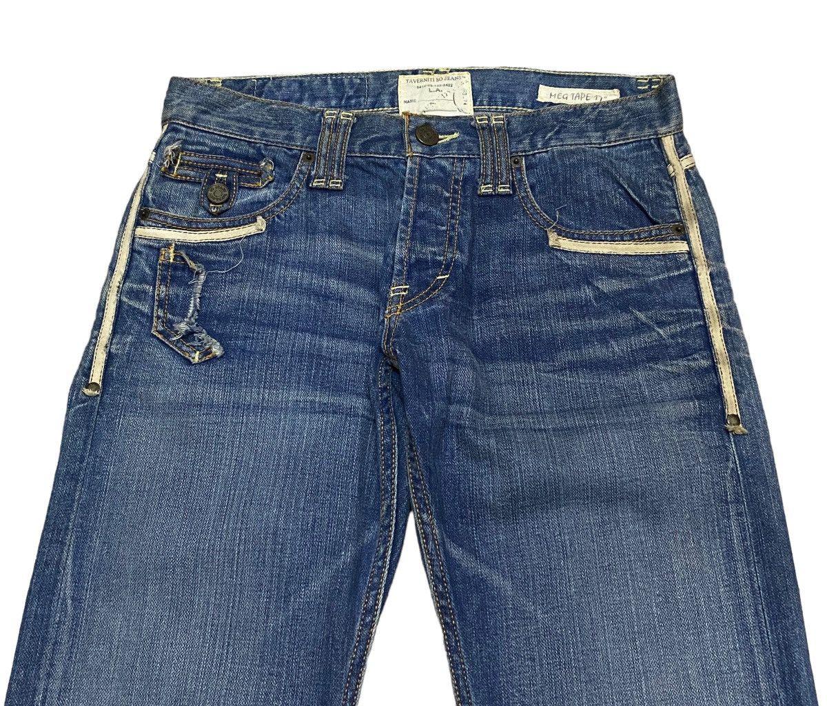 If Six Was Nine × Taverniti Rare Design Vintage Brand Taverniti Jeans 2000s Size US 30 / EU 46 - 3 Thumbnail