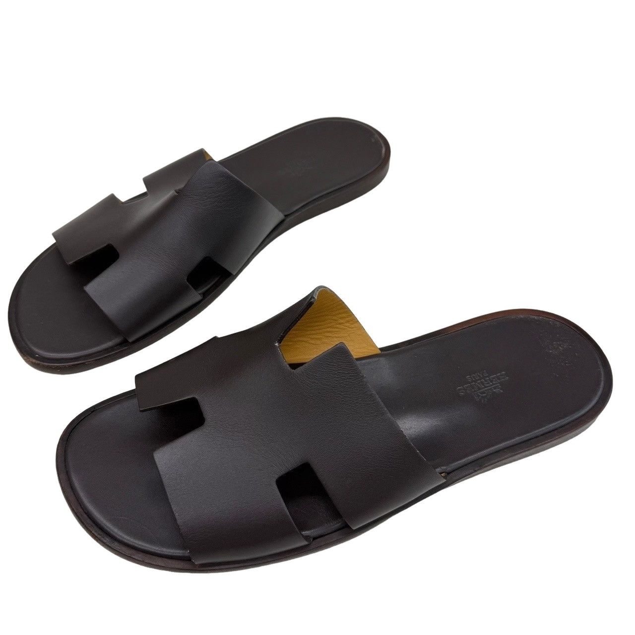 Hermes Hermes Izmir Leather Sandals Size 10 Size US 10 / EU 43 - 1 Thumbnail