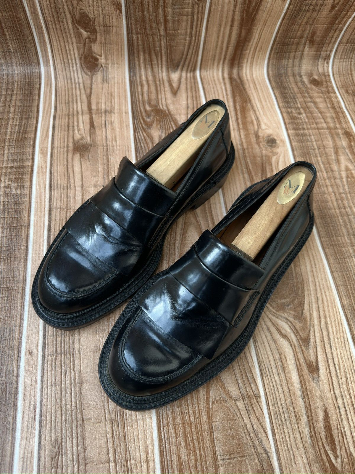 Jil Sander Jil Sander Black Derby Loafer Size US 7 / EU 40 - 3 Thumbnail