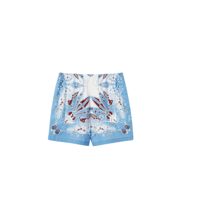 Gucci o1loc1c0925 Gucci Bandana Print Cotton Short in Multicolor Size US 34 / EU 50 - 1 Thumbnail