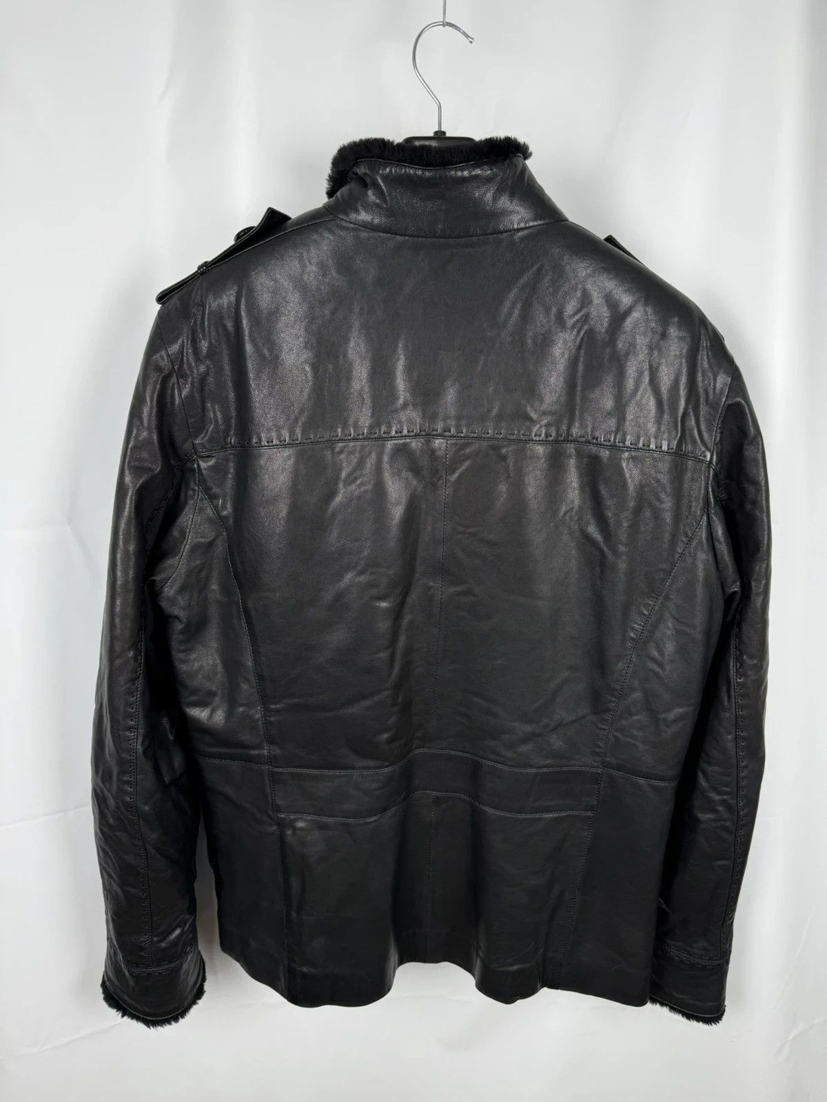 Other Marco Bossi Milano Genuine Leather Shearling Jacket size L Size US L / EU 52-54 / 3 - 8 Thumbnail