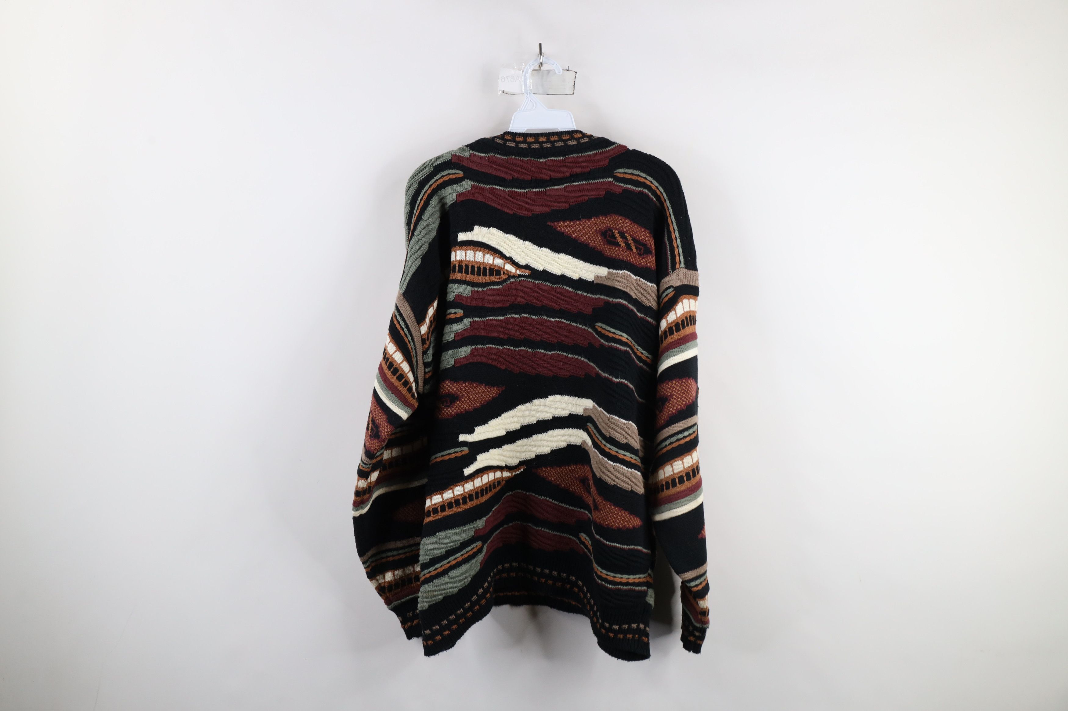 Vintage Vintage 90s Coogi Style Ed Bassmaster Knit Sweater USA Size US XL / EU 56 / 4 - 10 Thumbnail
