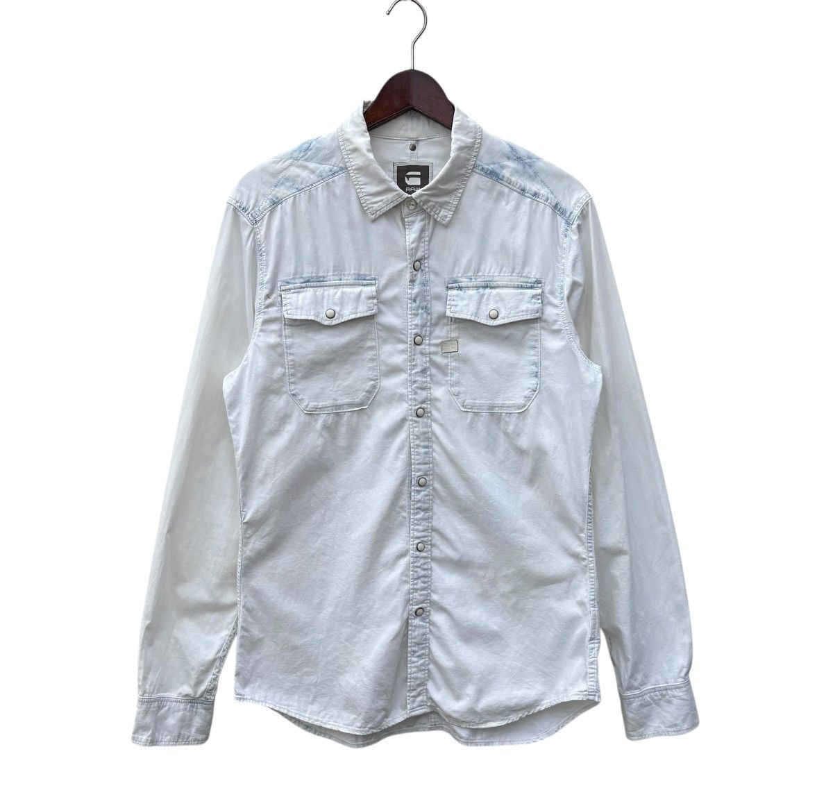 G-Star G Star Raw Women Snap Button Down Longsleeve Size M / US 6-8 / IT 42-44 - 1 Thumbnail