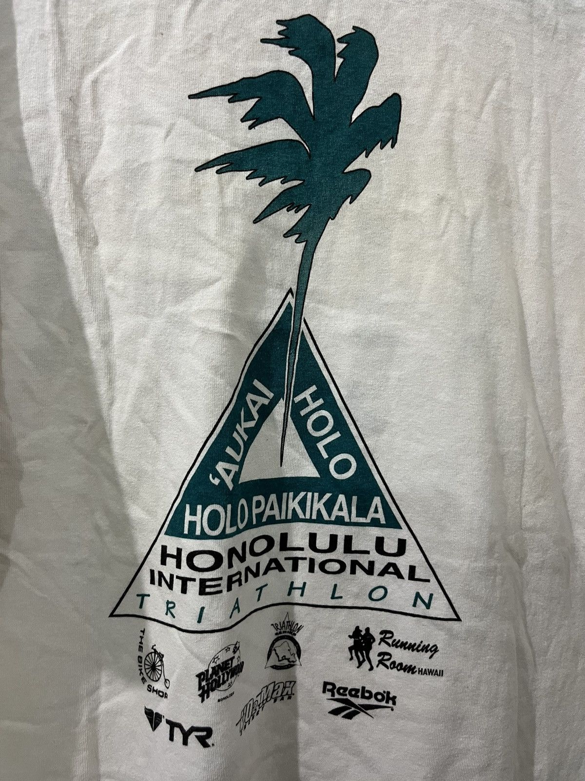 Reebok Vintage 90s HONOLULU MARATHON By Reebok Embroidered Logo Tee Size US M / EU 48-50 / 2 - 2 Thumbnail