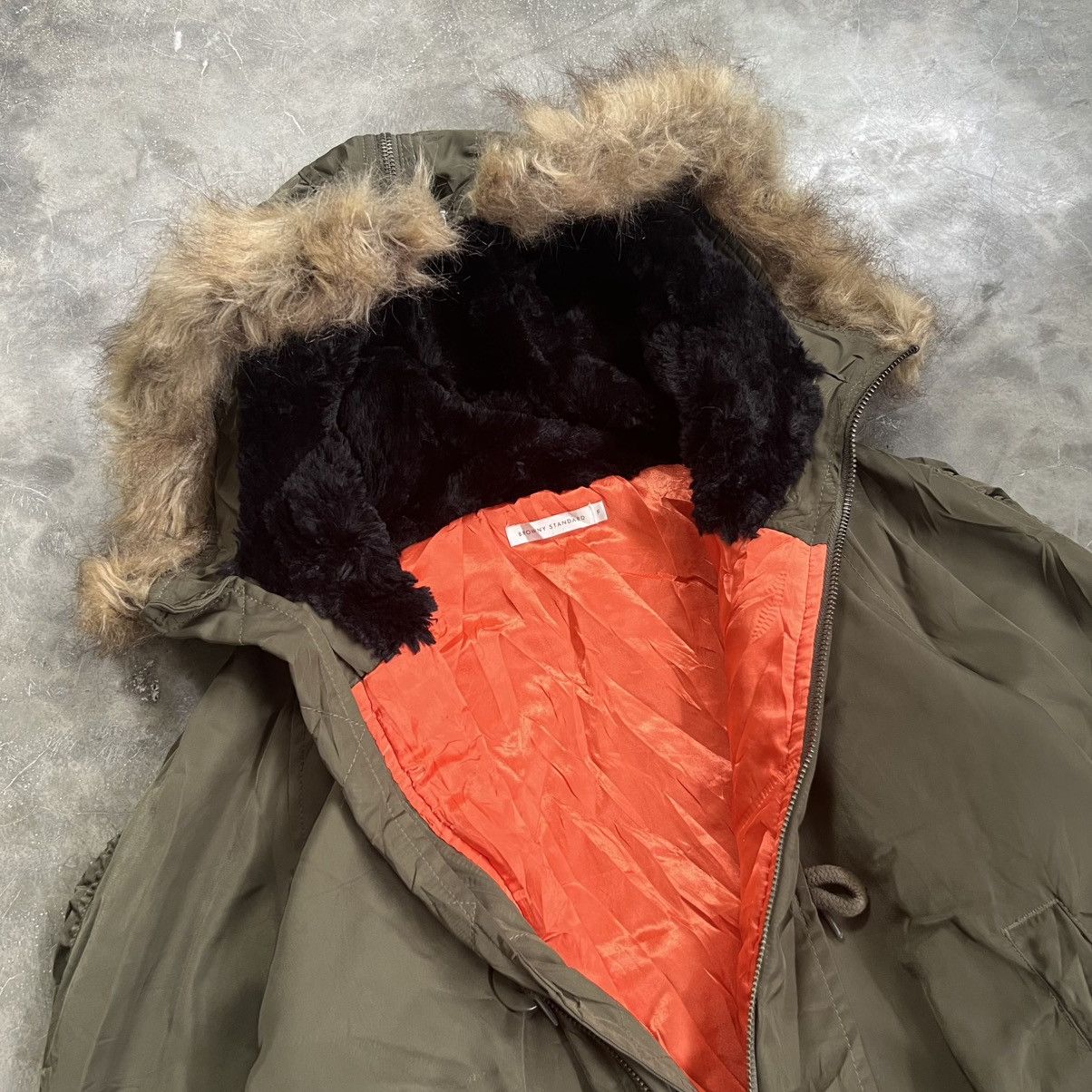 Japanese Brand 2000s Browny Standard N-2B Fur Hoodie Bomber Jacket Size US M / EU 48-50 / 2 - 3 Thumbnail