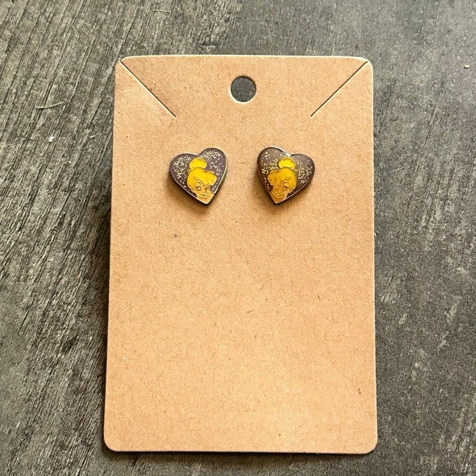 Disney disney tinkerbell heart stuf earrings Size ONE SIZE - 1 Thumbnail
