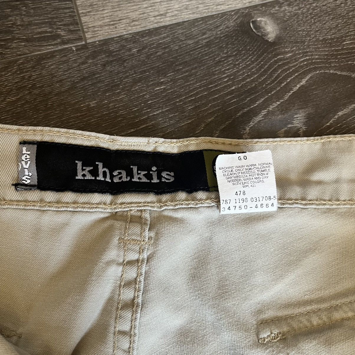 Levi's Vintage 1990s Levi’s Silver Tab Khakis Cargo Beige Shorts 36 Size US 36 / EU 52 - 10 Thumbnail