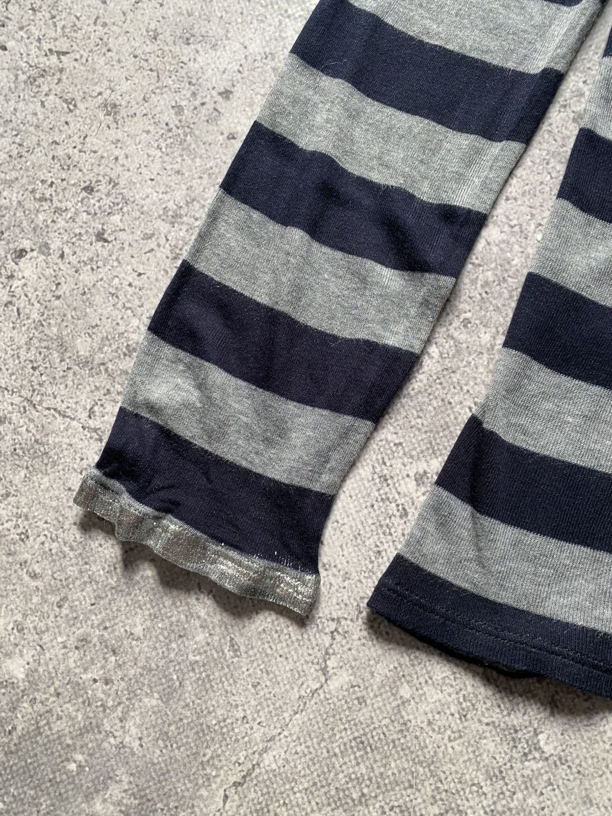 Zadig & Voltaire Zadig & Voltaire Long Sleeve Xs Stripe Modal Avant Garde Size XS / US 0-2 / IT 36-38 - 6 Thumbnail