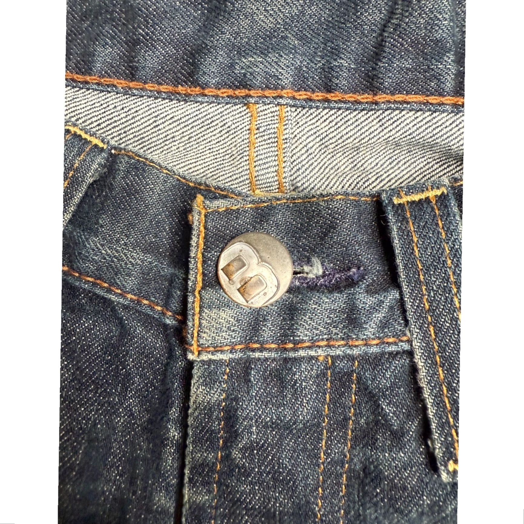 Vintage Bullhead Denim Co. Slim Fit Jeans Distressed Blue Denim Men's Size 30x32 Jeans Size US 30 / EU 46 - 4 Thumbnail