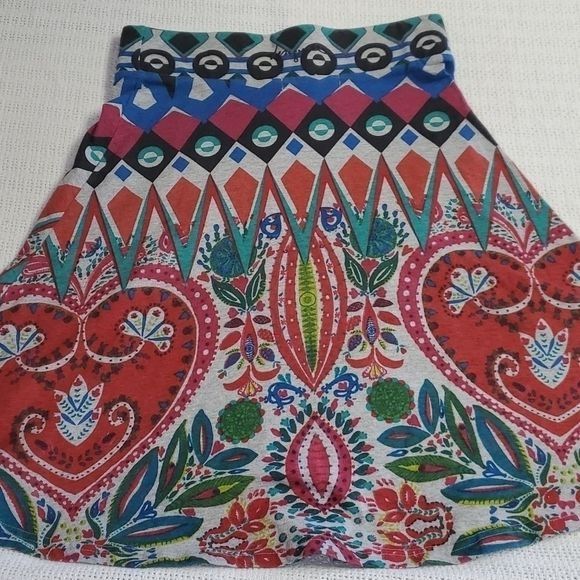 Desigual Desigual Colorful, Embroidered & Embellished Sz. S 2" Banded Size 28" / US 6 / IT 42 - 6 Thumbnail