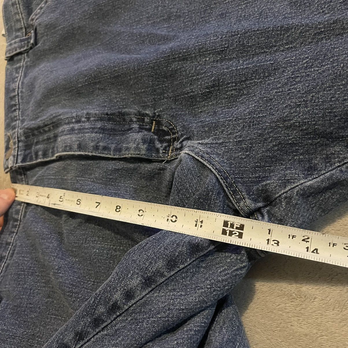 Wrangler Vintage Y2K Wrangler Mens Carpenter Jeans Blue Denim 42x30 Size US 42 / EU 58 - 6 Thumbnail
