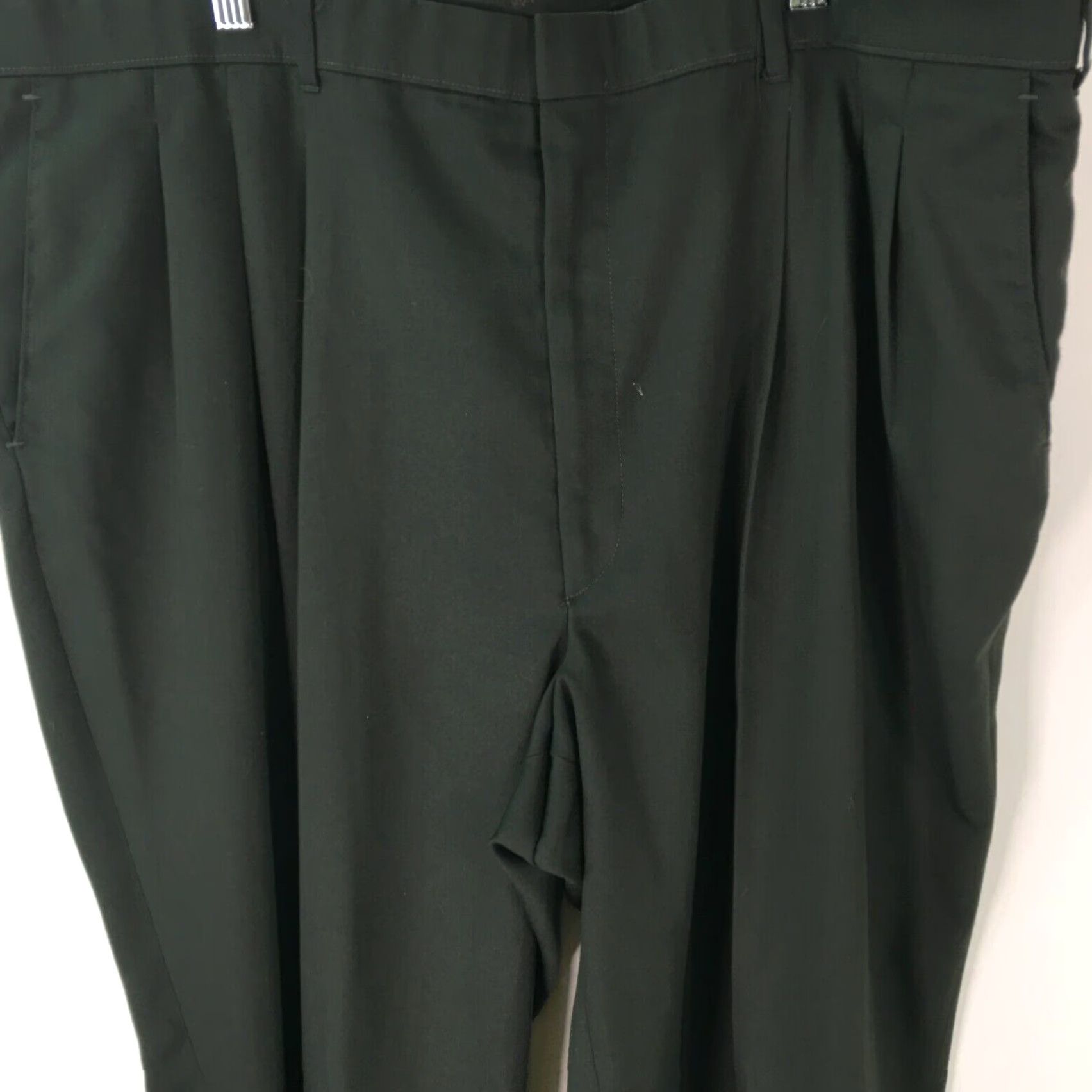 Haggar Haggar Mens Casual Dress Pants Flat Front Straight Leg Brown Size 42 X30 Size US 42 / EU 58 - 3 Thumbnail