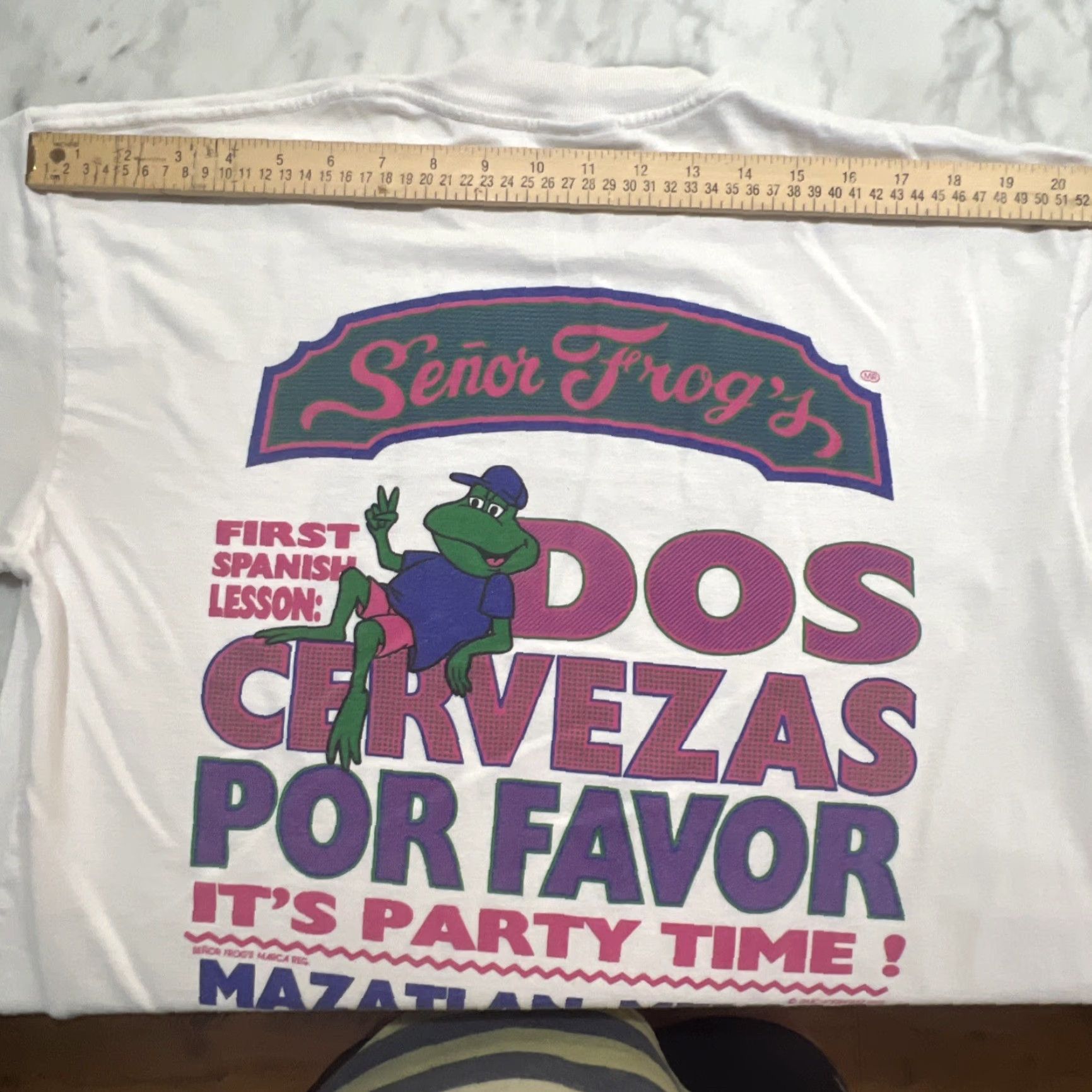 Vintage VINTAGE Senor Frog’s T Shirt Men's XL Beachwear 1990s Mazatlan Mexico Graphic Tee Faded Size US XL / EU 56 / 4 - 7 Thumbnail