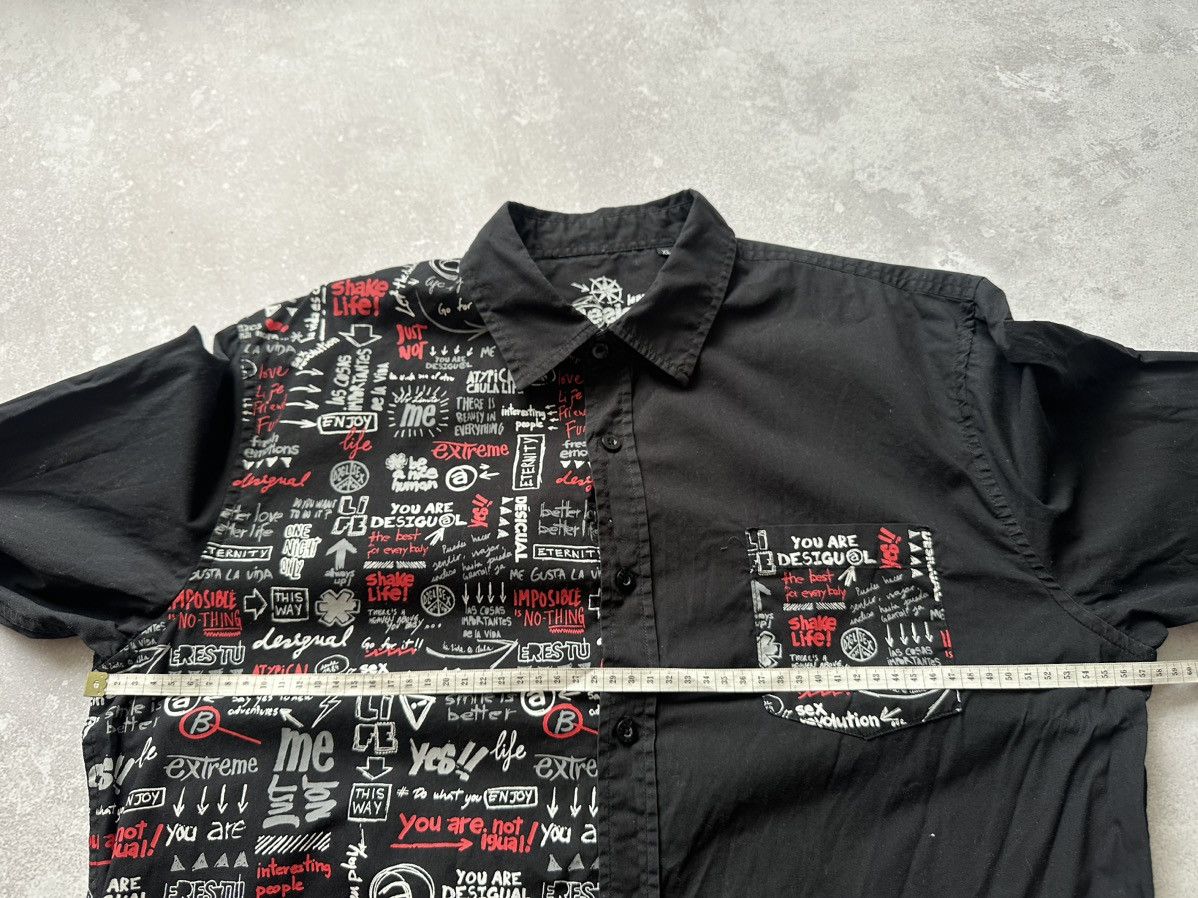 Desigual desigual men long sleeve shirts xl black crazy Size US XL / EU 56 / 4 - 6 Thumbnail